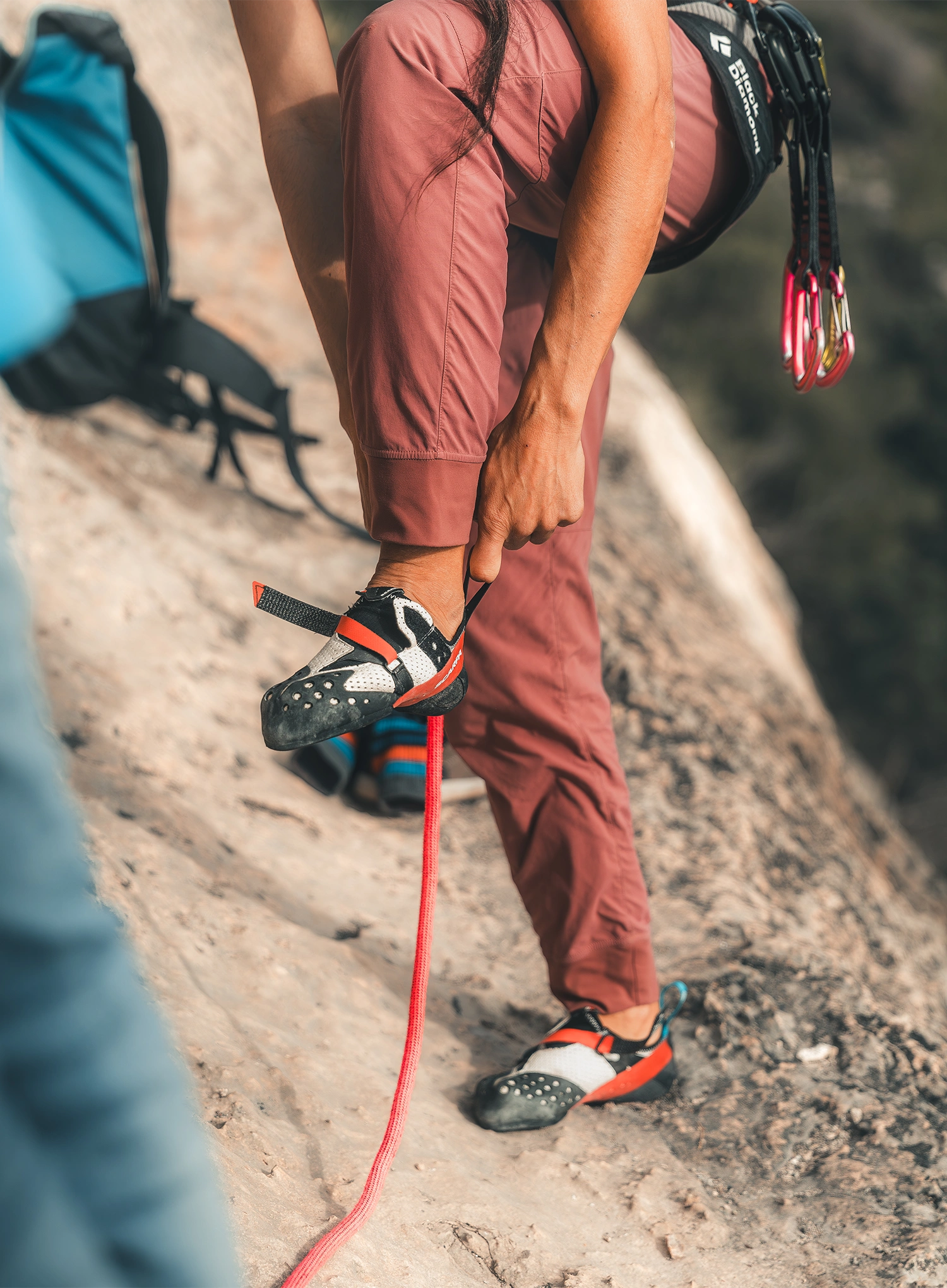 Scarpa Furia Air Mászócipő - ice/red