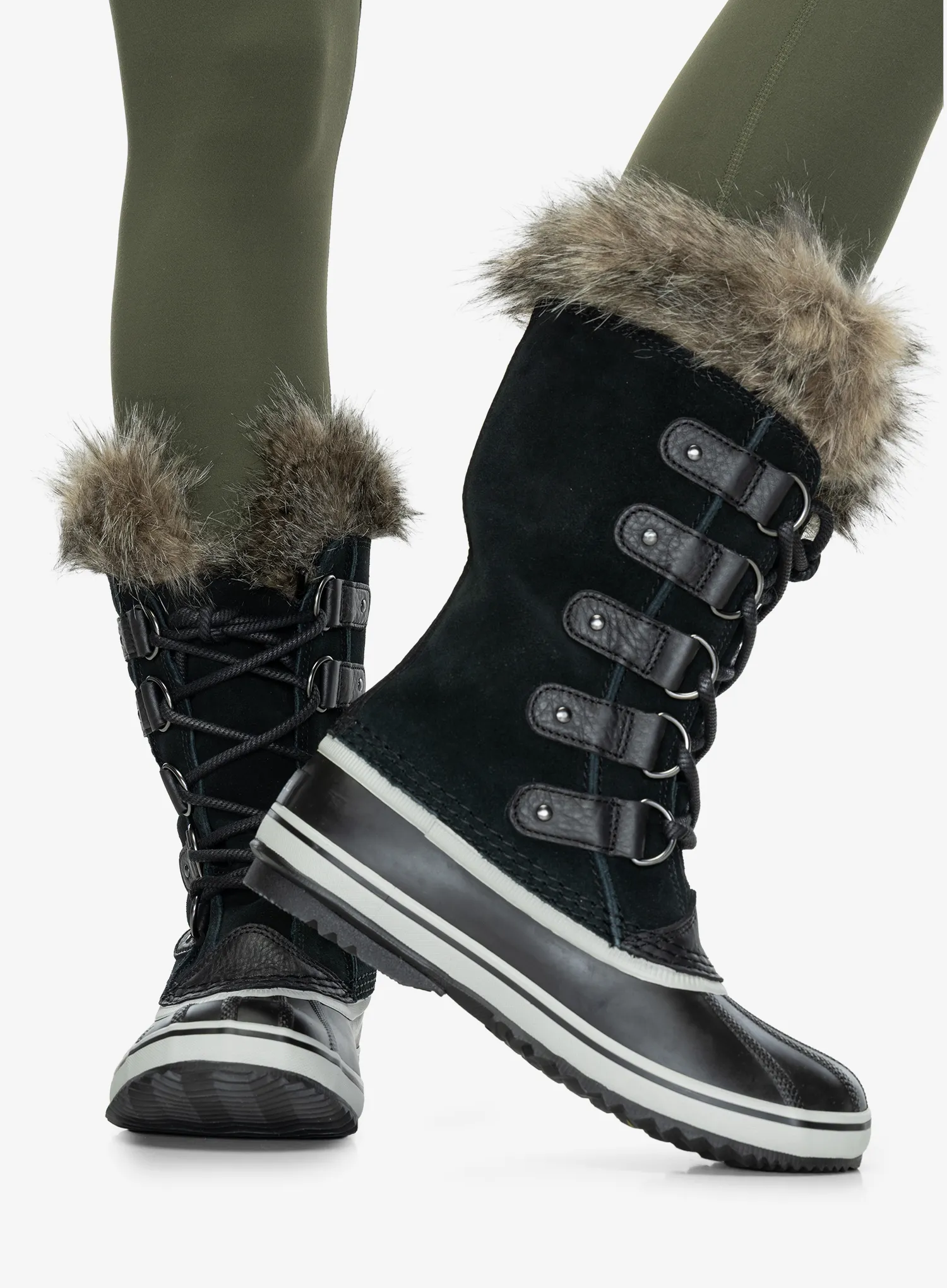 Sorel Joan Of Arctic Boot WP Női téli cipő - black/quarry