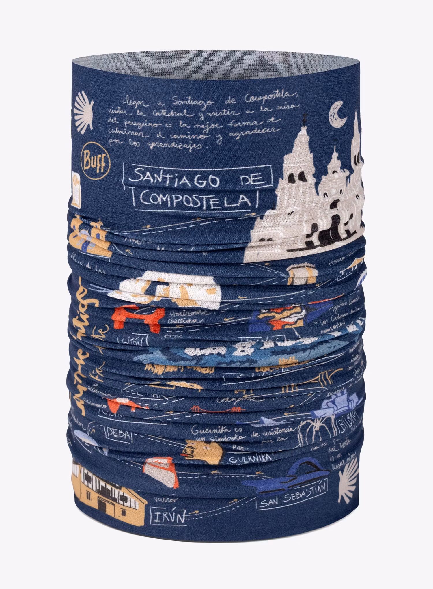 Buff Coolnet UV Többfunkciós sál - camino norte navy