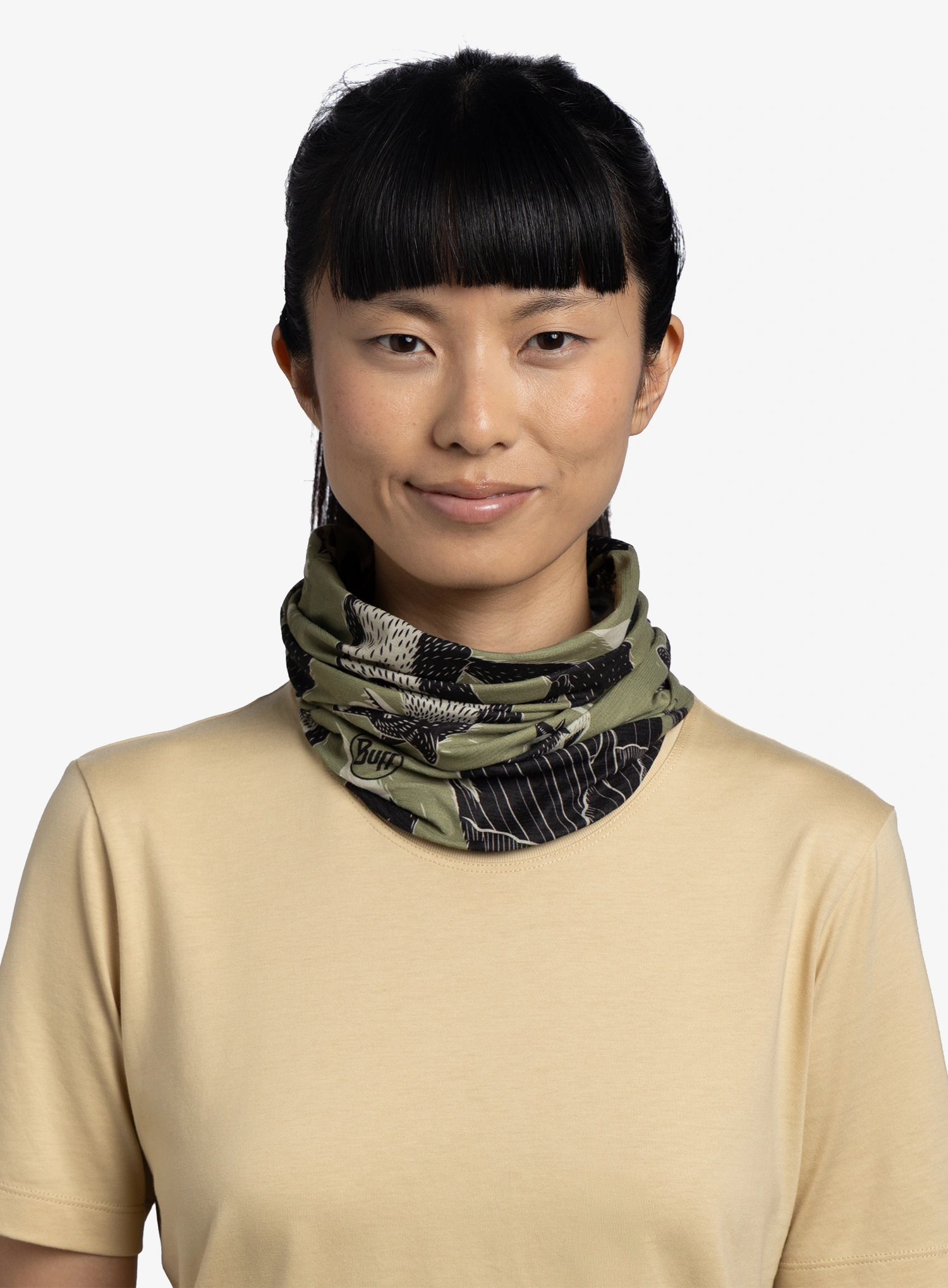Buff Coolnet UV Többfunkciós sál - rub chomp khaki     