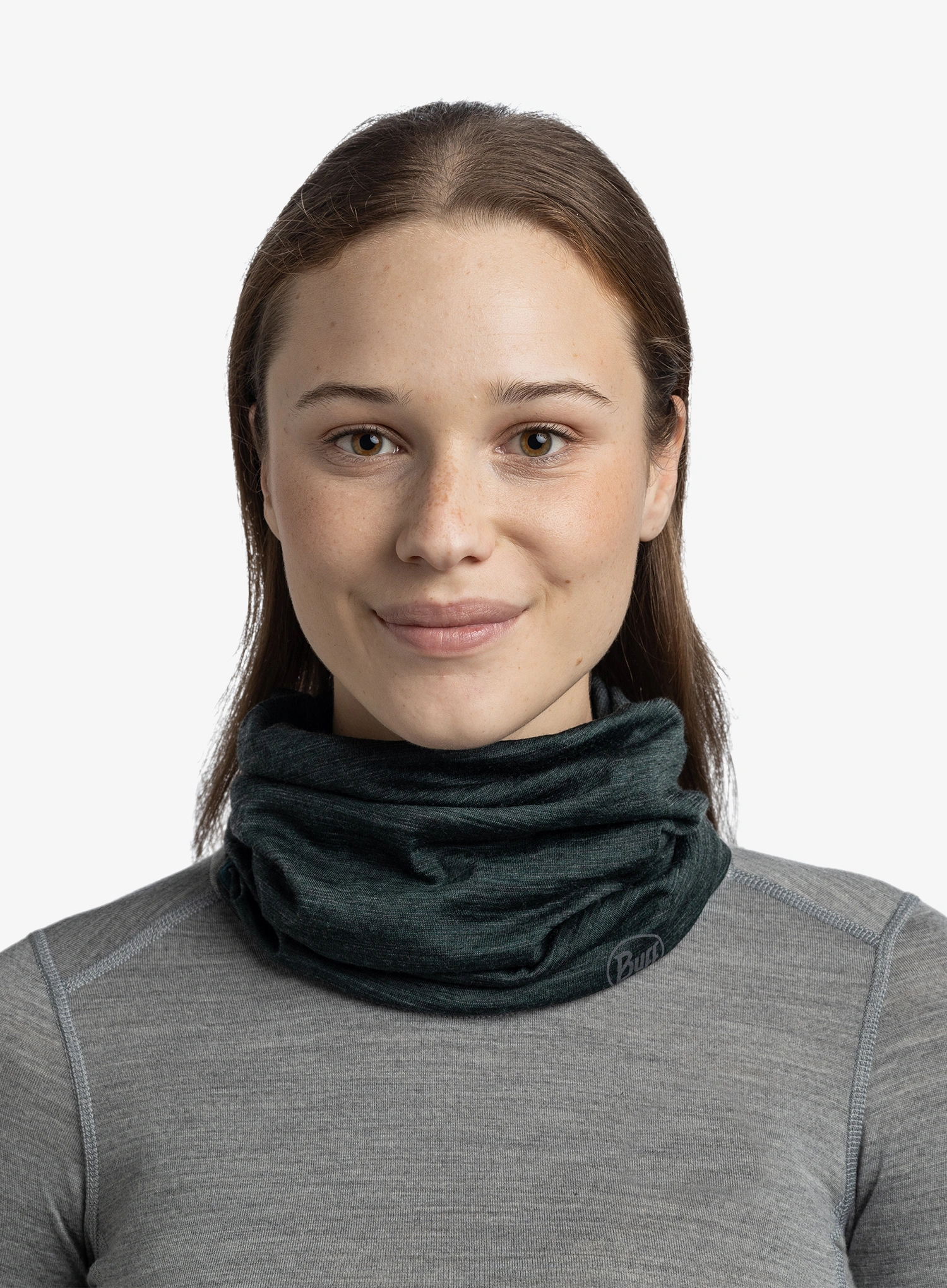 Buff Lightweight Merino Wool Többfunkciós sál - multistripes forest
