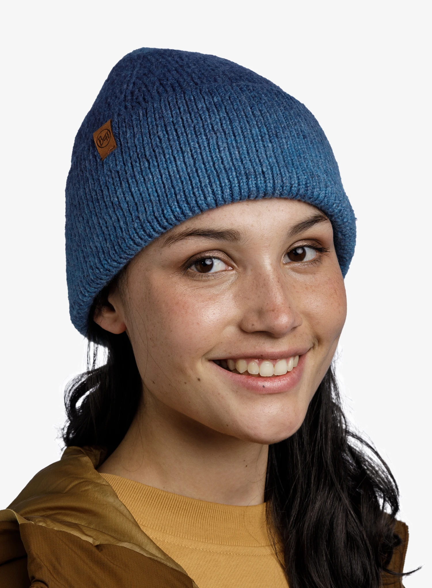 Buff Knitted Beanie Marin Sapka - denim