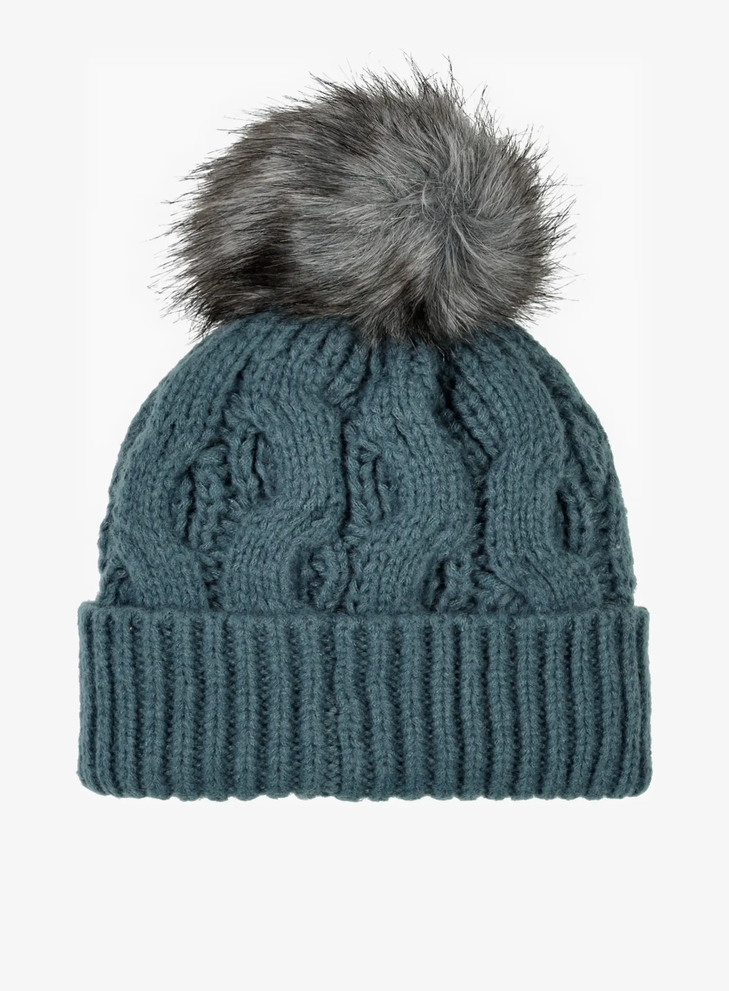 Columbia Boundless Days Cable Knit Pom Beanie Női sapka - everblue
