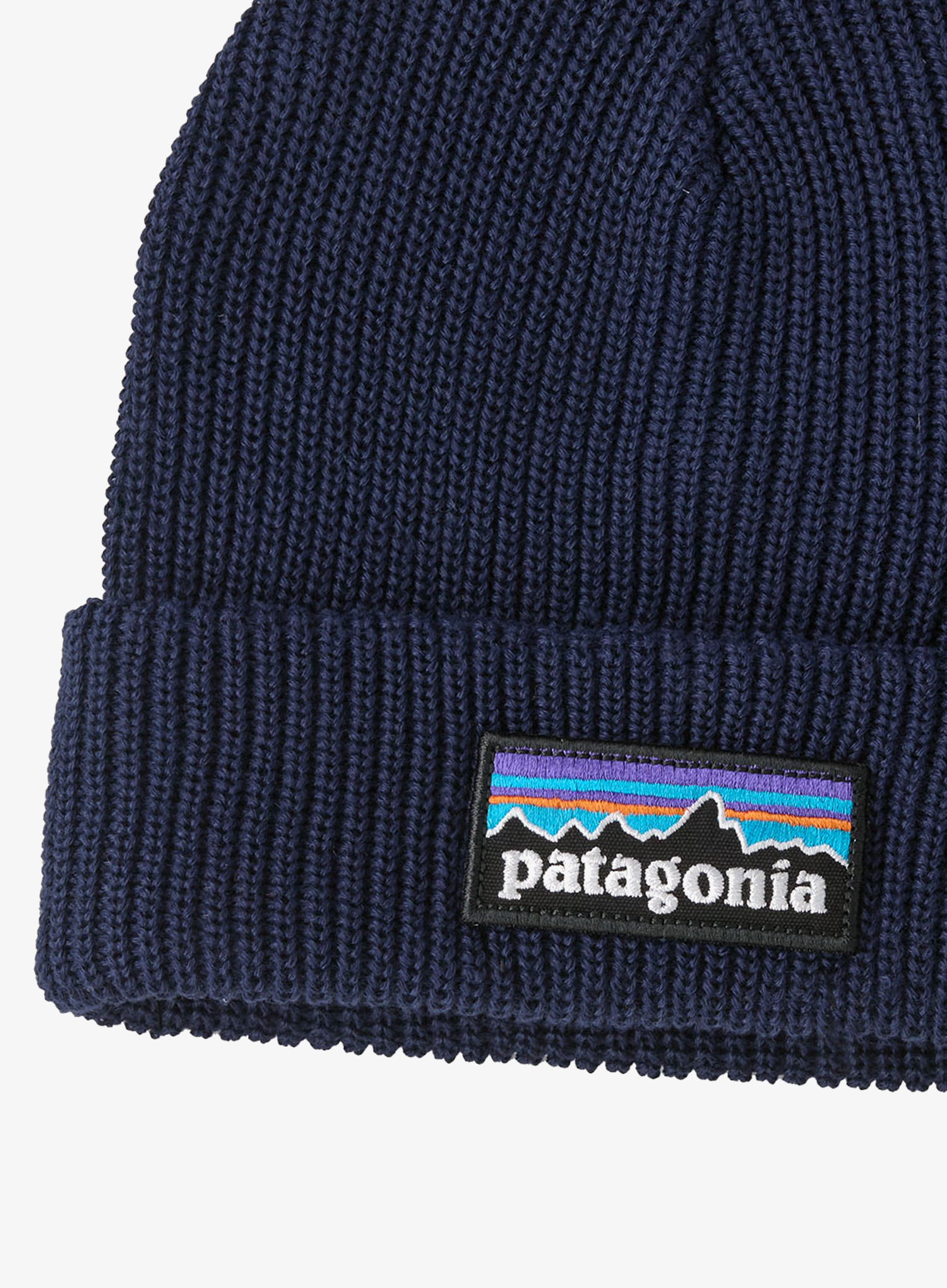 Patagonia Logo Beanie Sapka gyerekeknek - p-6 logo/new navy