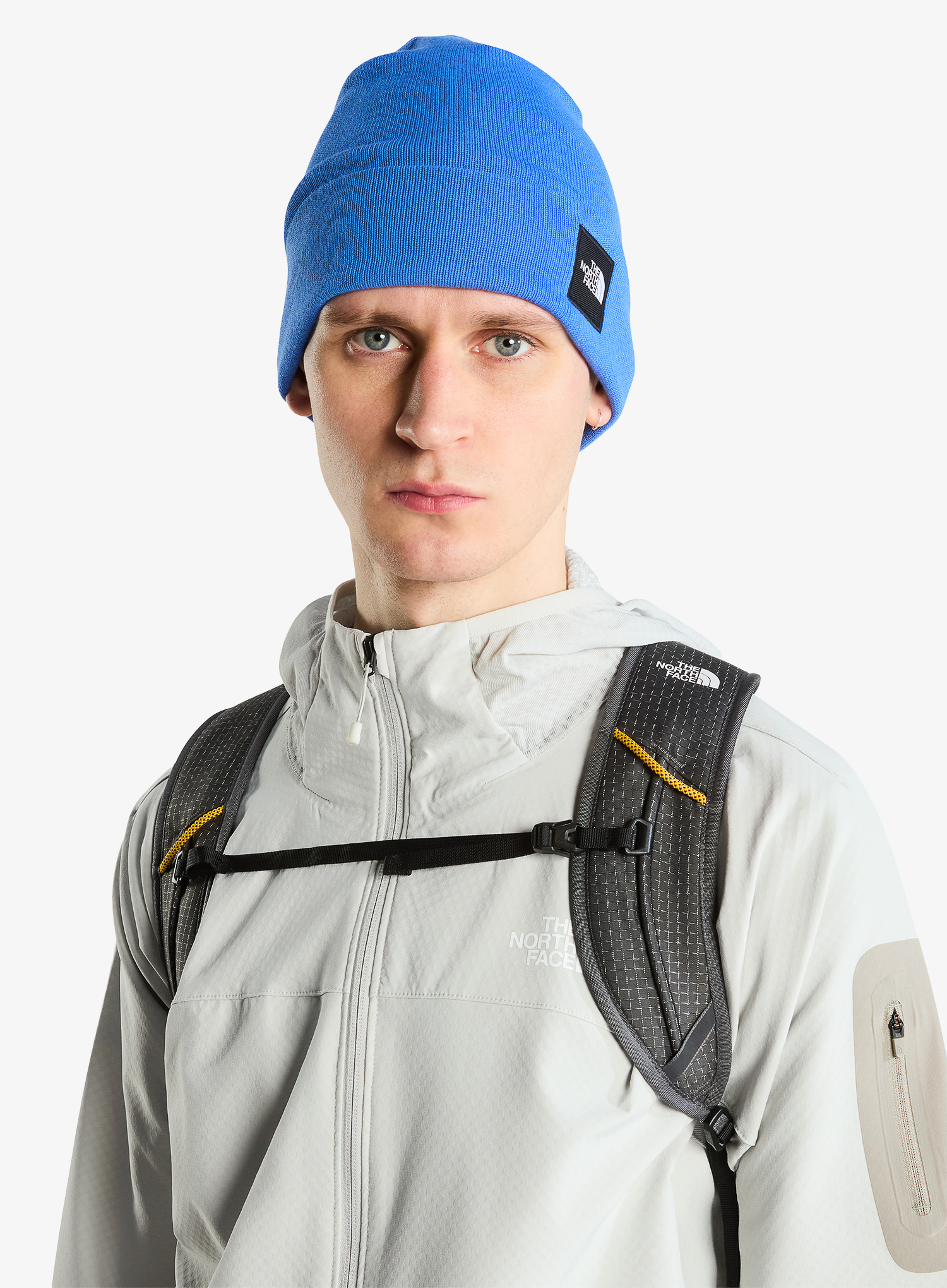 The North Face Dock Worker Recycled Beanie Sapka - active blue