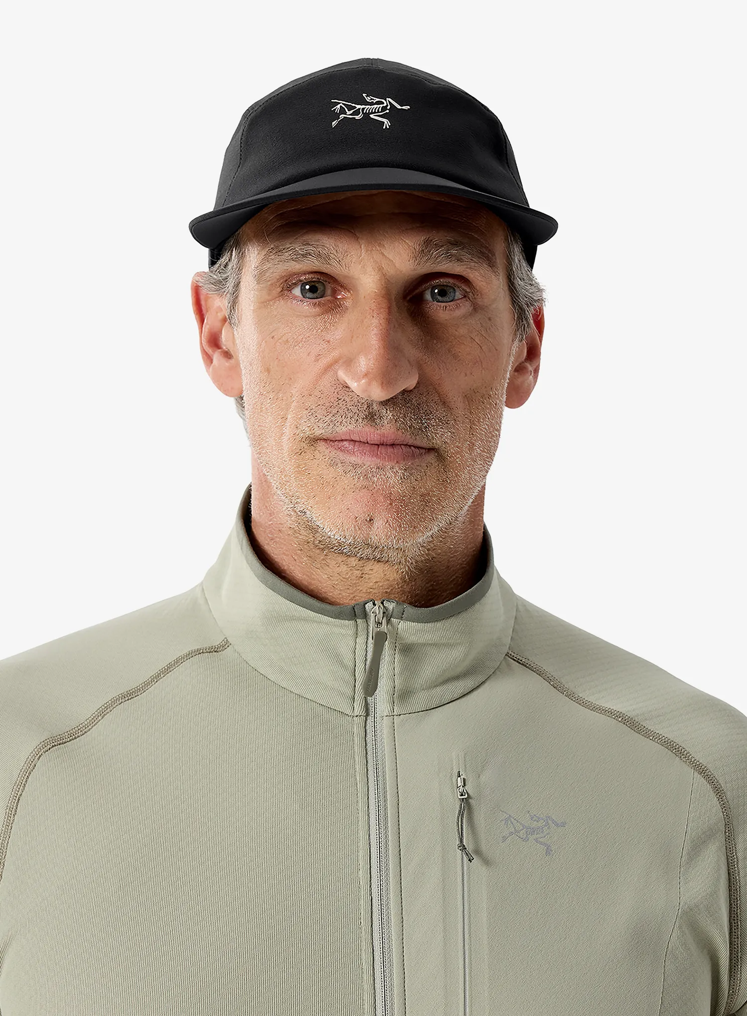 Arcteryx Gamma 5 Panel Cap Baseball-Sapka - black/arctic silk