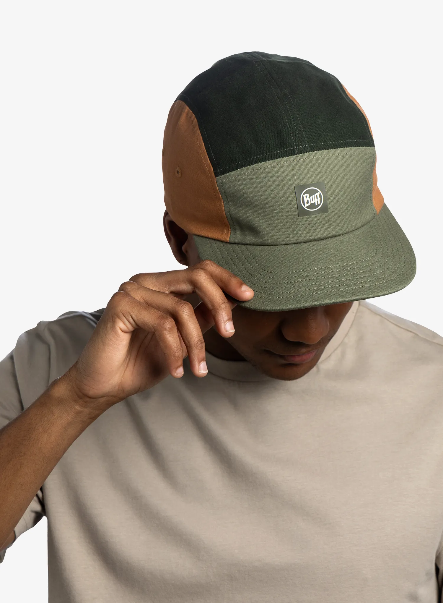 Buff 5 Panel Venture Cap Baseball-Sapka - allvin khaki
