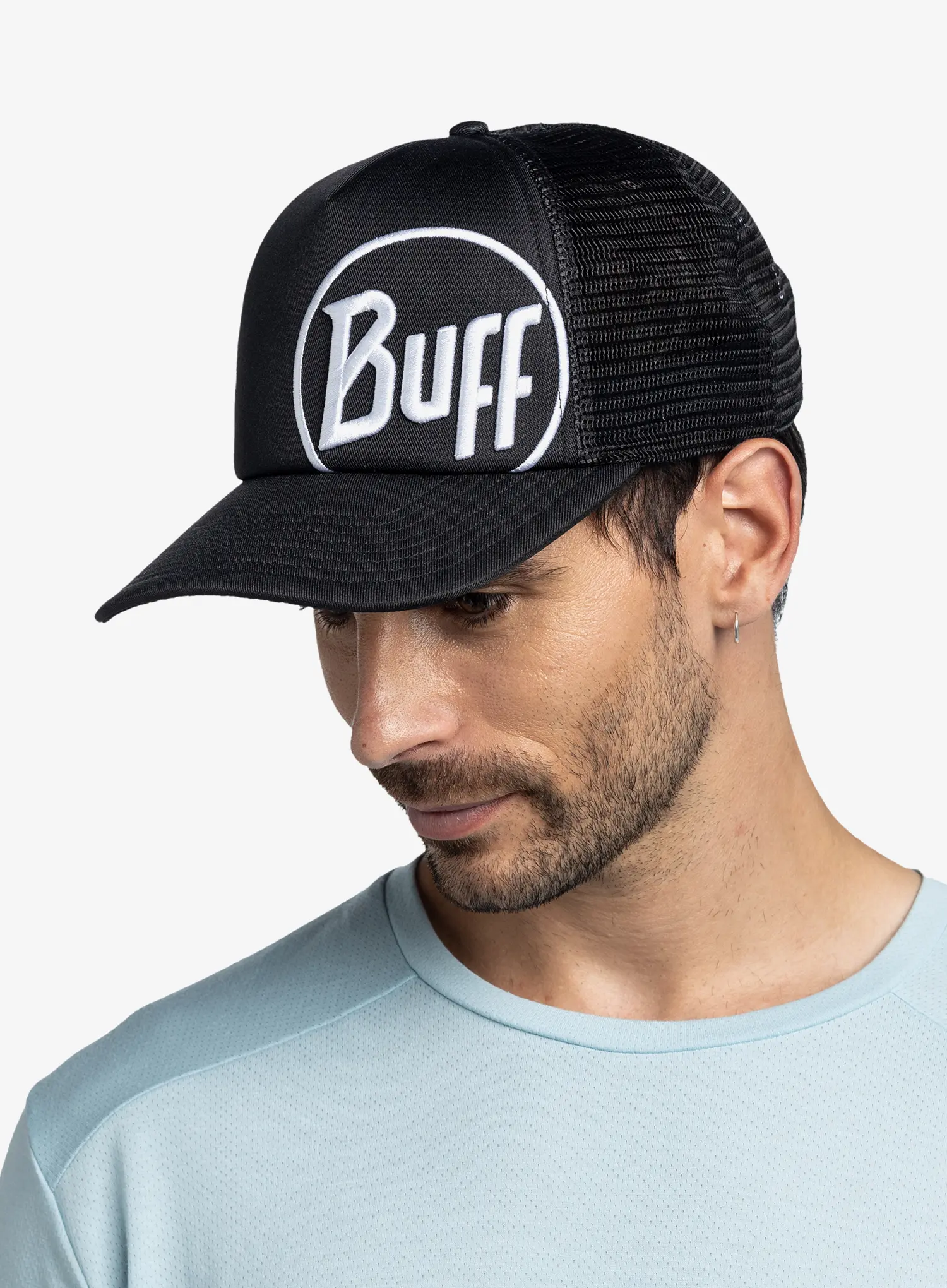 Buff Trucker Cap Baseball-Sapka - logo black