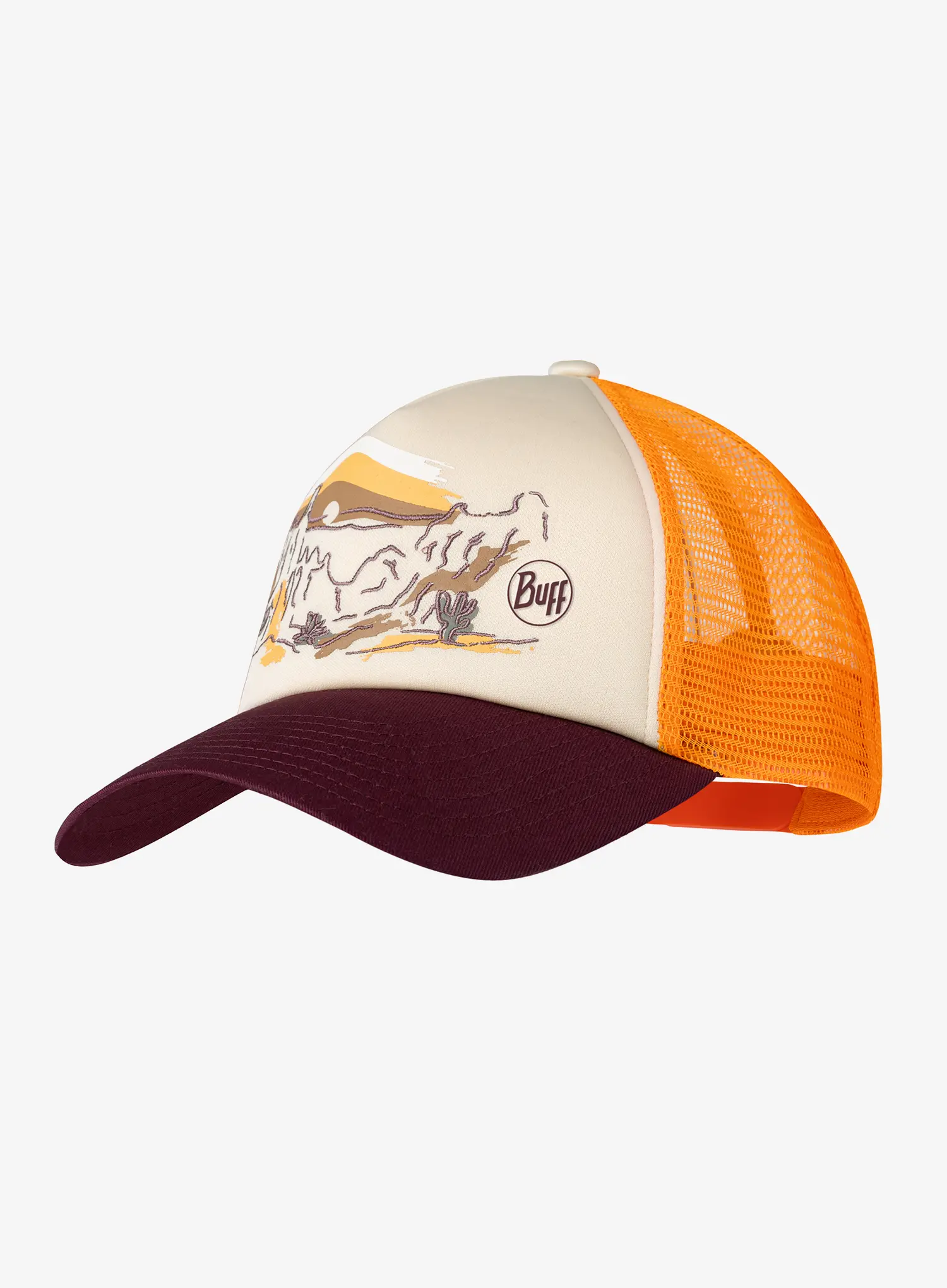Buff Trucker Cap Baseball-Sapka - sylva apricot