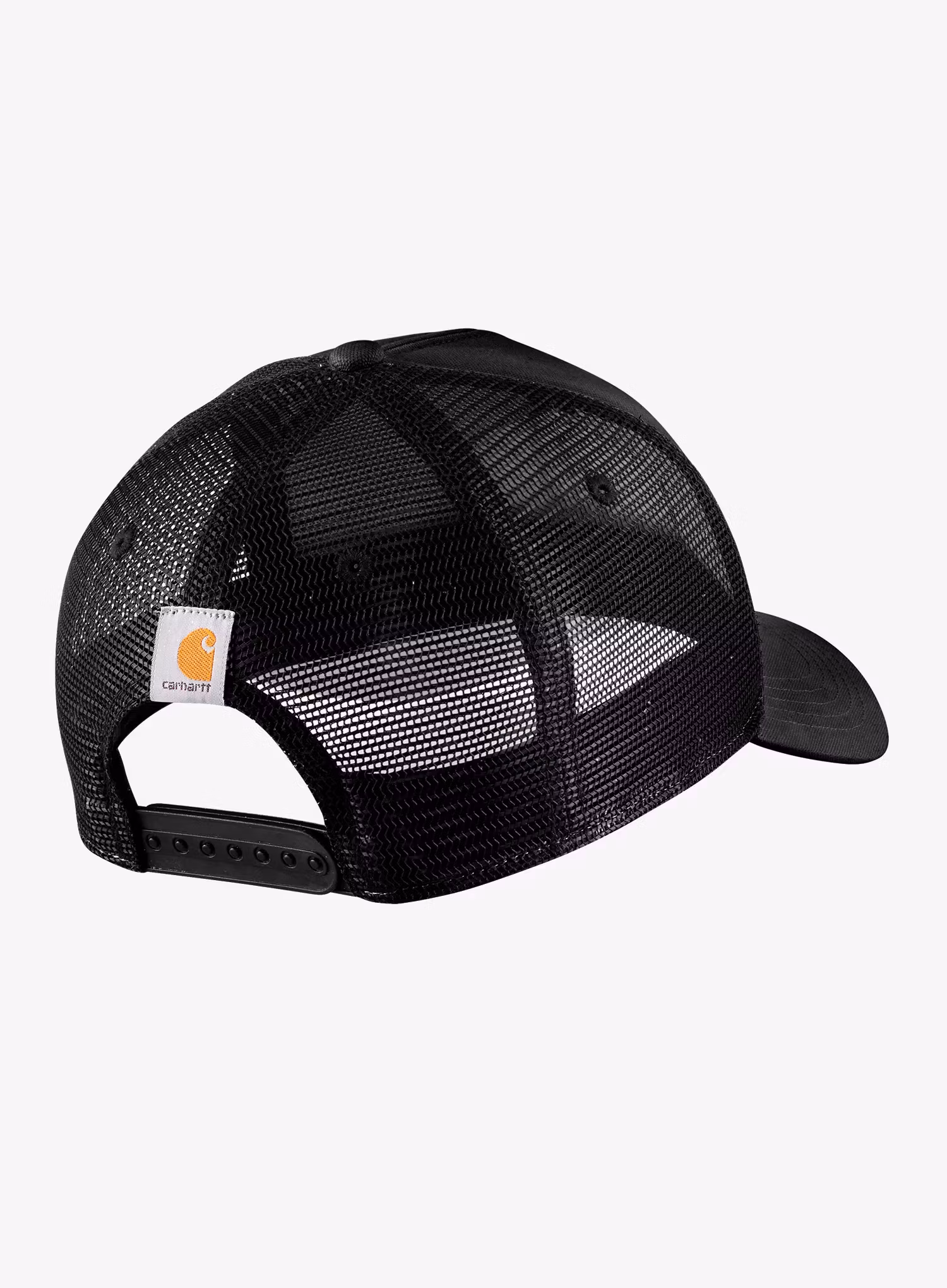 Carhartt Rugged Flex Twill Mesh-Back Script Patch Cap Baseball-Sapka - black