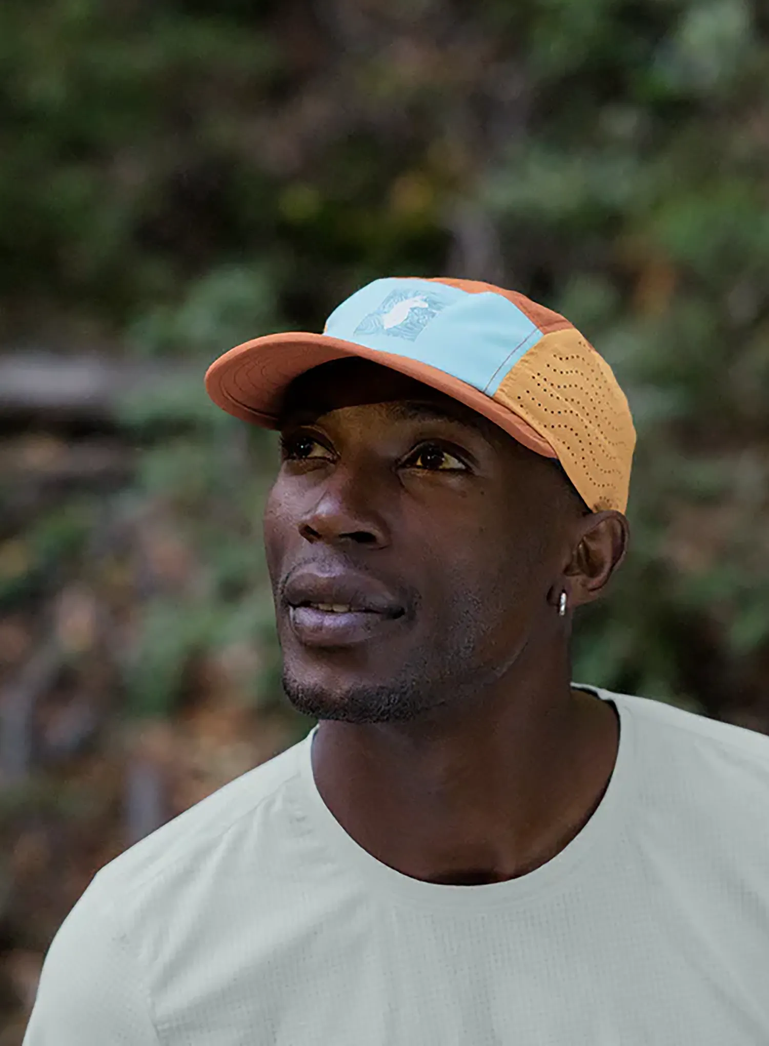 Cotopaxi Tech Plus 5-Panel Hat Baseball-Sapka - tide pool/whiskey