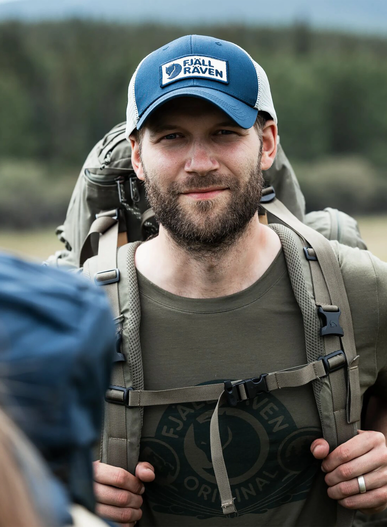 Fjallraven Langtradarkeps Baseball-Sapka - navy