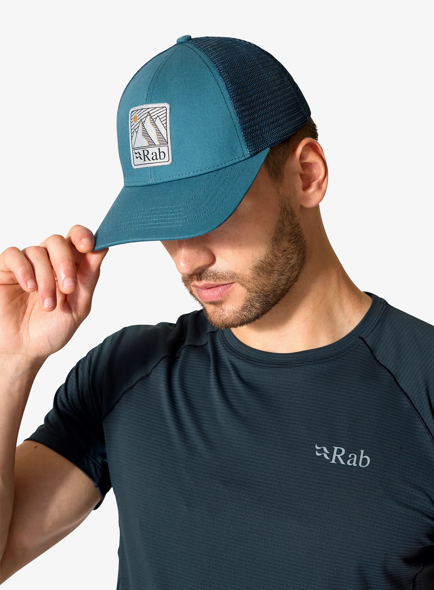 Rab Dihedral Badge Cap Baseball-Sapka - orion blue