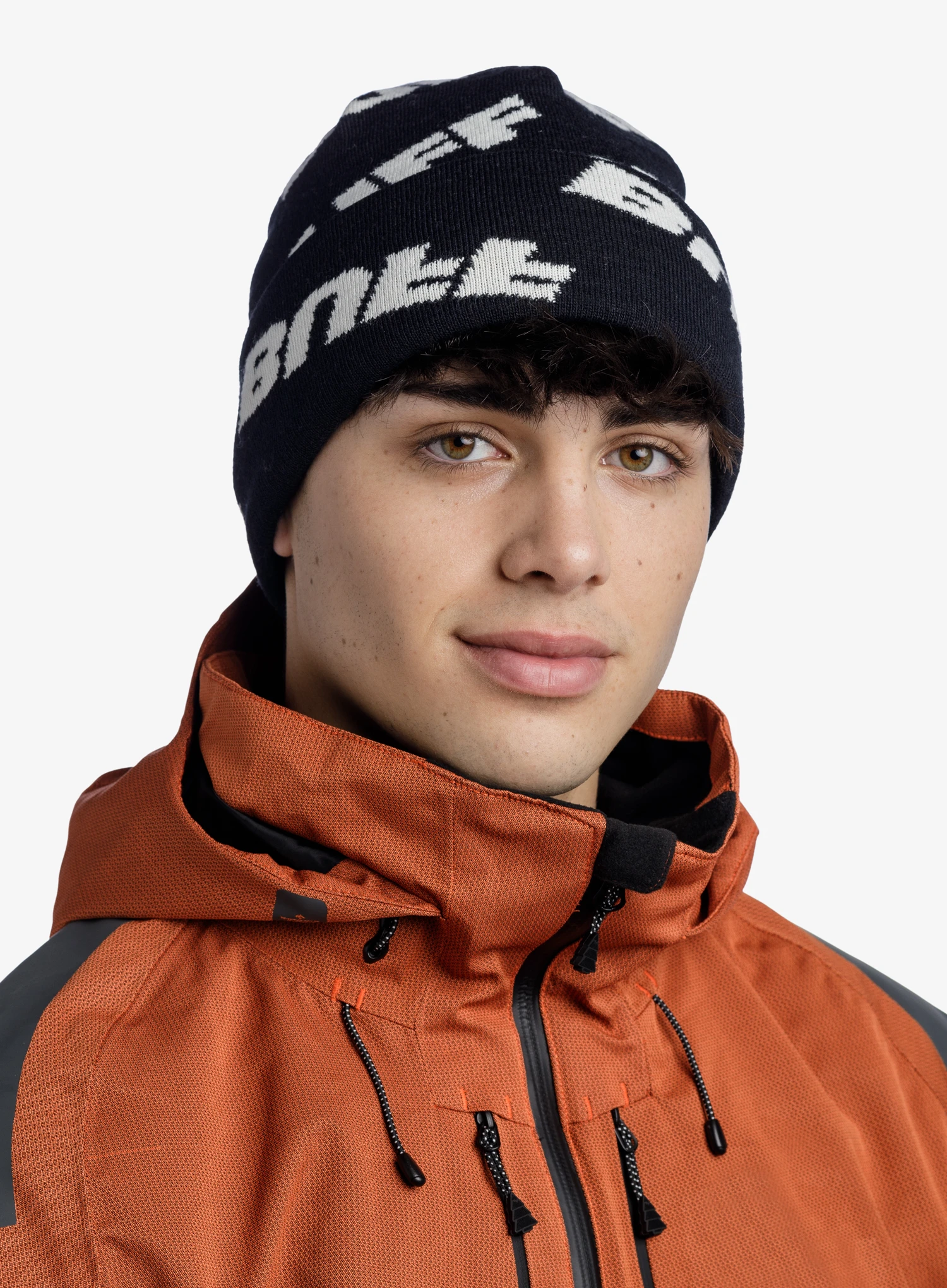 Buff Knitted Beanie Hido Téli sapka - black