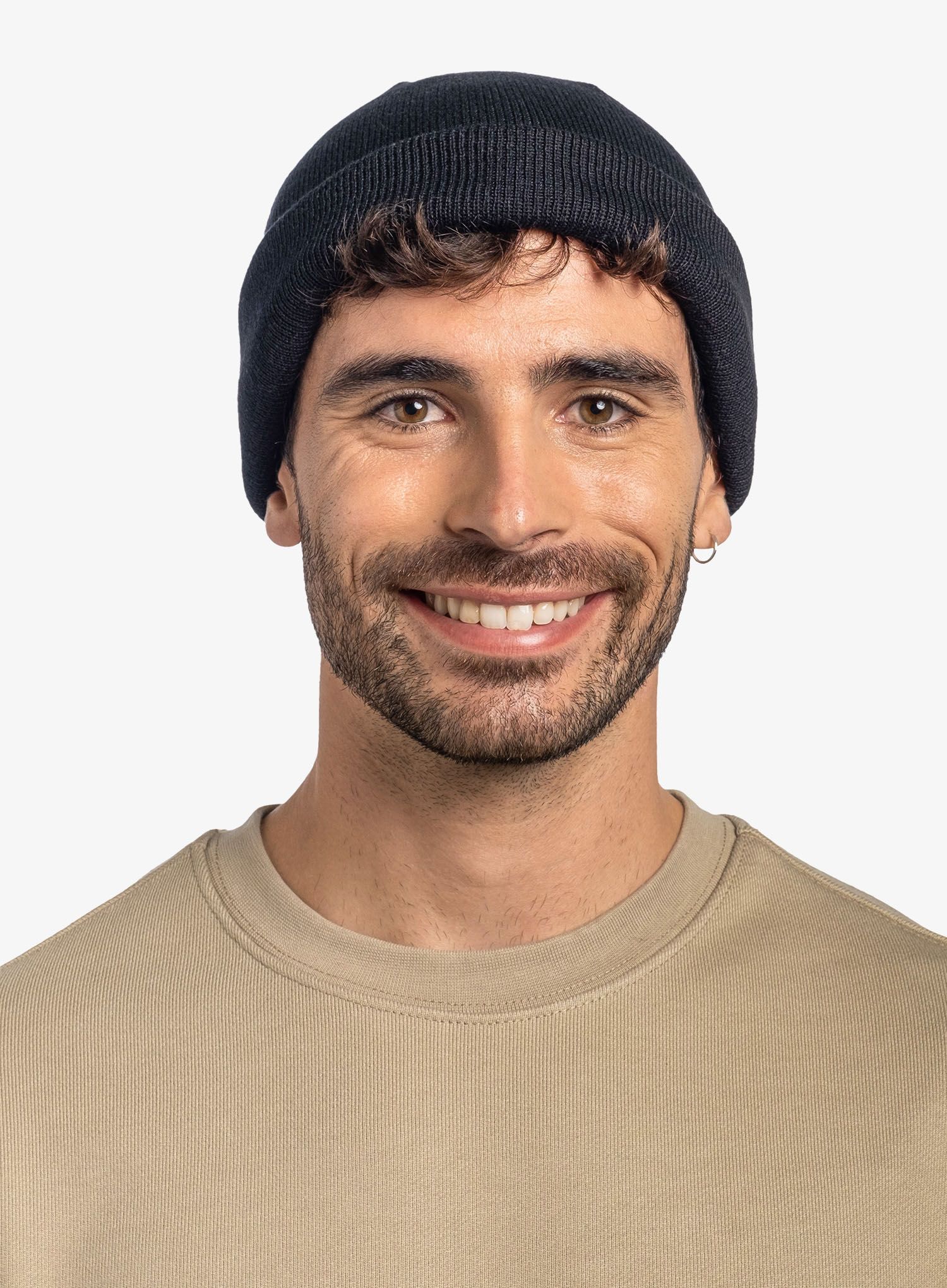 Buff Lilon Fisherman Téli sapka - black