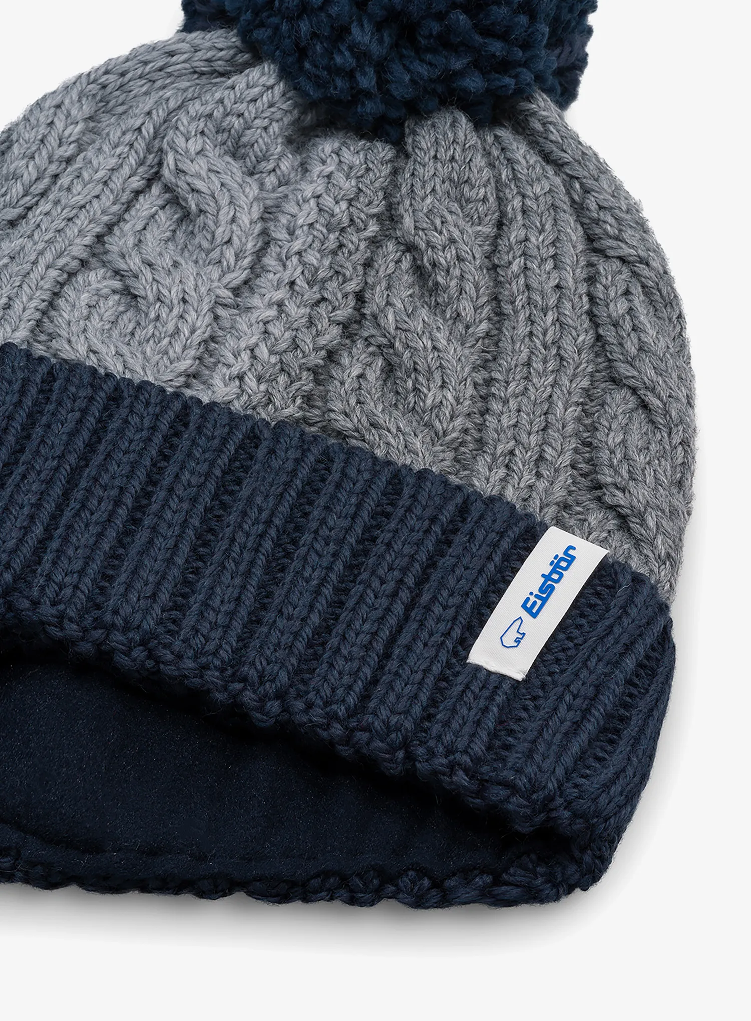Eisbar Alba Pompon MU Téli sapka - cobalt/graumele/anthrazit