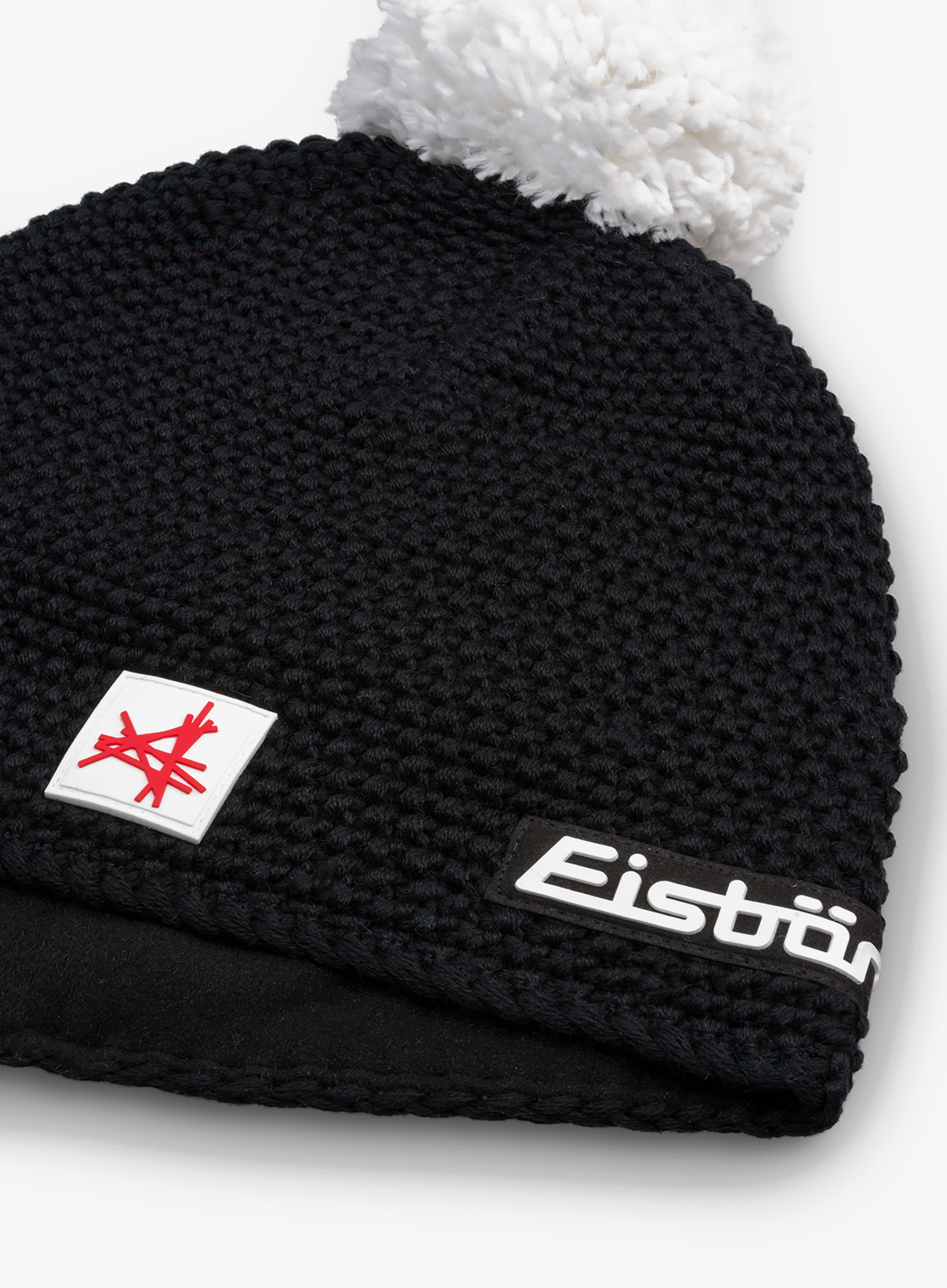 Eisbar Jamie Pompon MU SA Téli sapka - schwarz/white