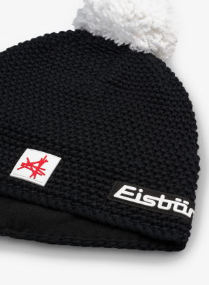 Eisbar Jamie Pompon MU SA Téli sapka - schwarz/white