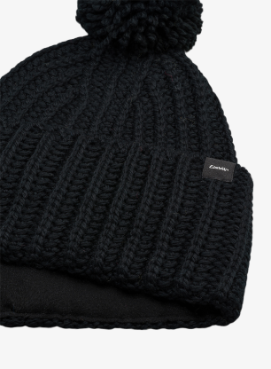 Eisbar Ronda Pompon MU Téli sapka - schwarz/schwarz