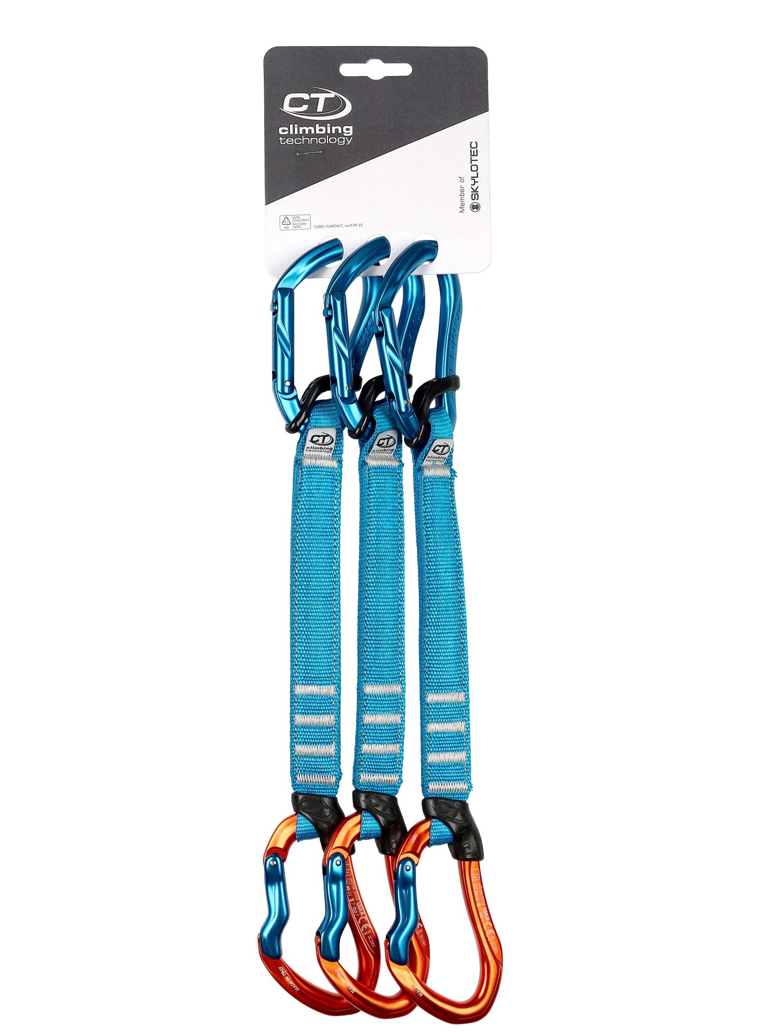 Climbing Technology/SKYLOTEC  Morfo Set UL Pro 22 cm 3-Pack Expressz - blue/orange