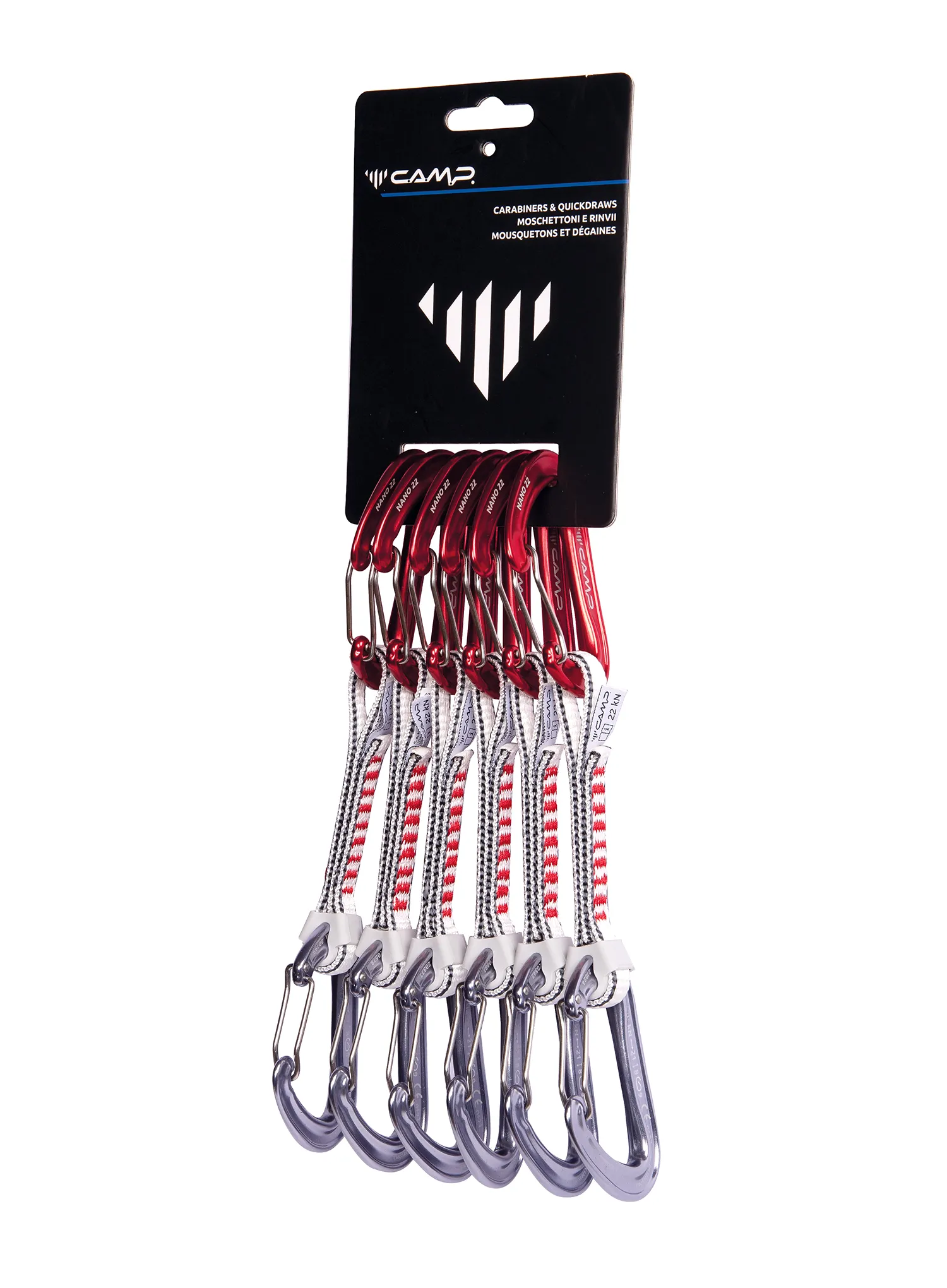 Camp Nano 22 Express KS 12 cm 6 Pack Expressz sziklamászáshoz