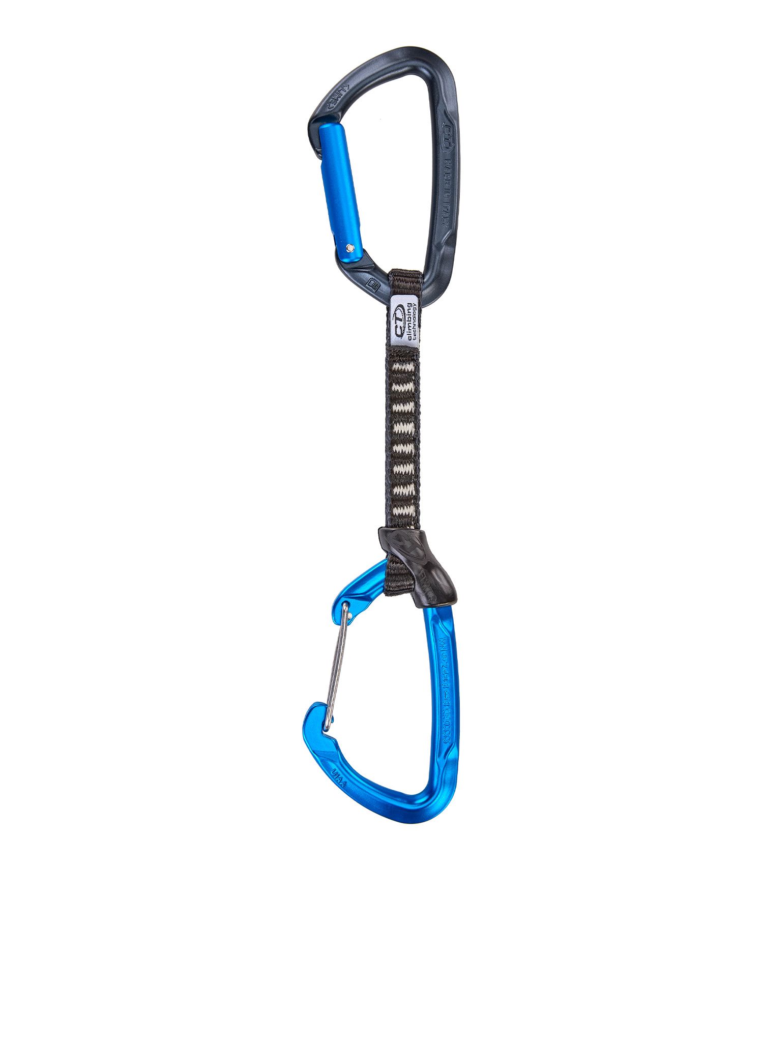 Climbing Technology/SKYLOTEC Lime B Set M-DY 12 cm 6-pack Expressz sziklamászáshoz - anthracite/blue