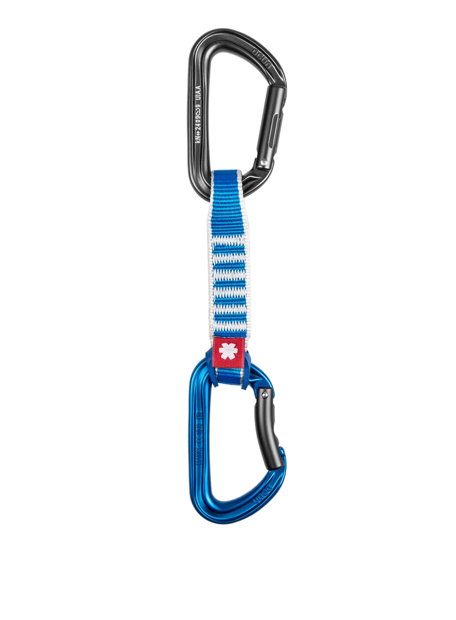Ocun Hawk QD Zoom PA 15/22 mm 12 cm 6-pack Expressz sziklamászáshoz - blue