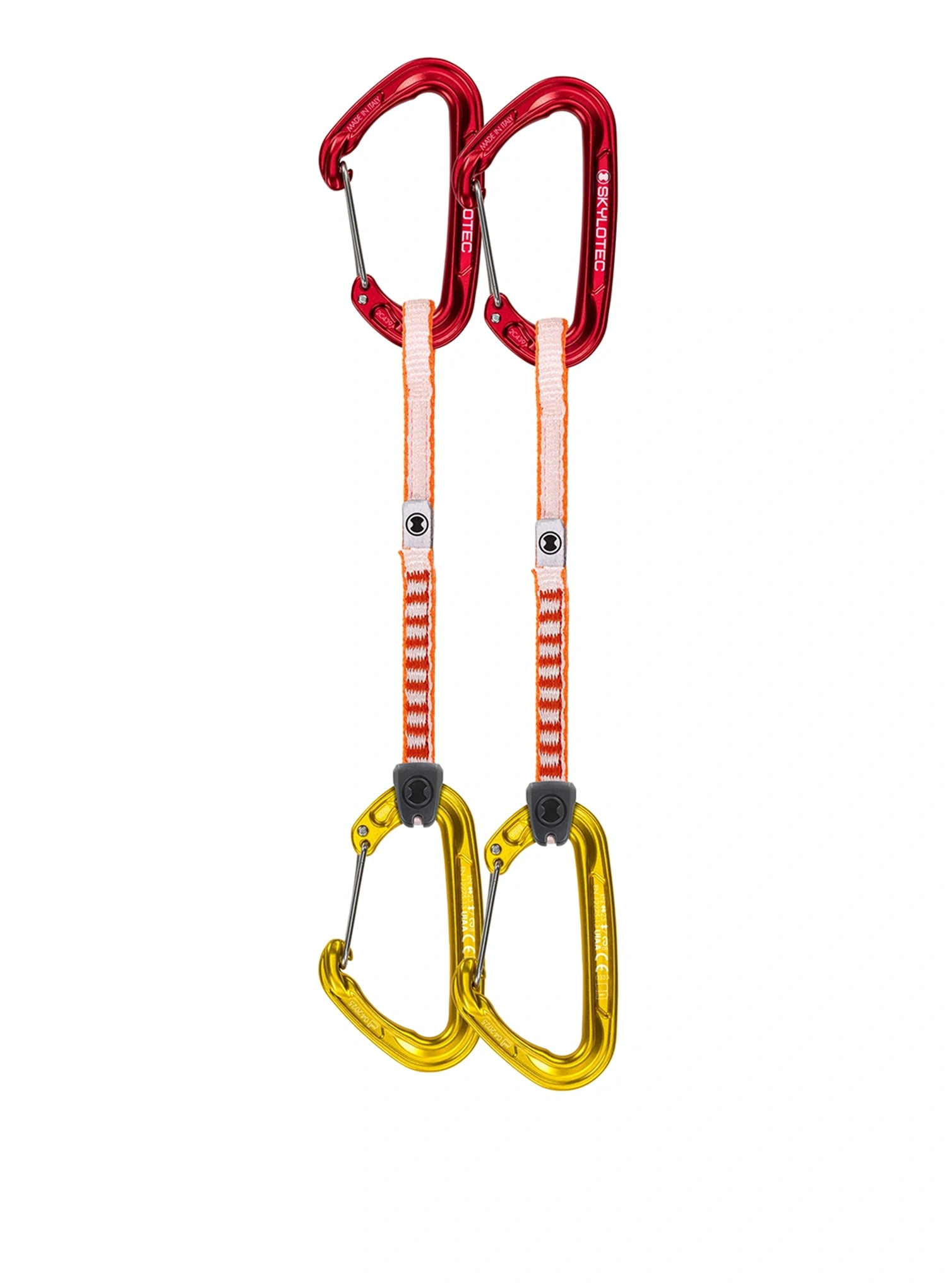 SKYLOTEC Fly-Weight Evo Set UL - 6 Pack 12 cm Expressz sziklamászáshoz - red/gold