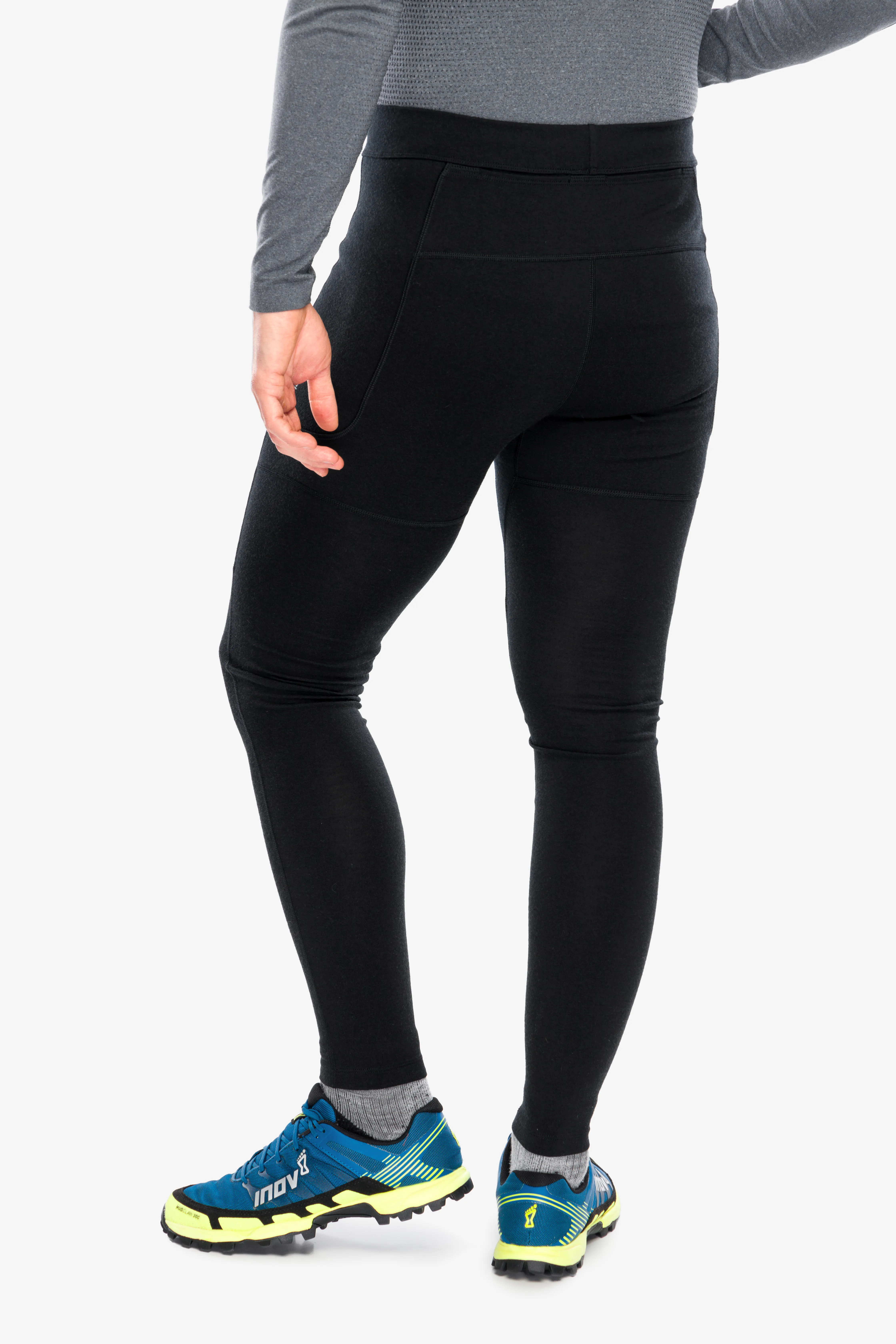 Icebreaker Merino Speed Winter Tights Futó leggings - black