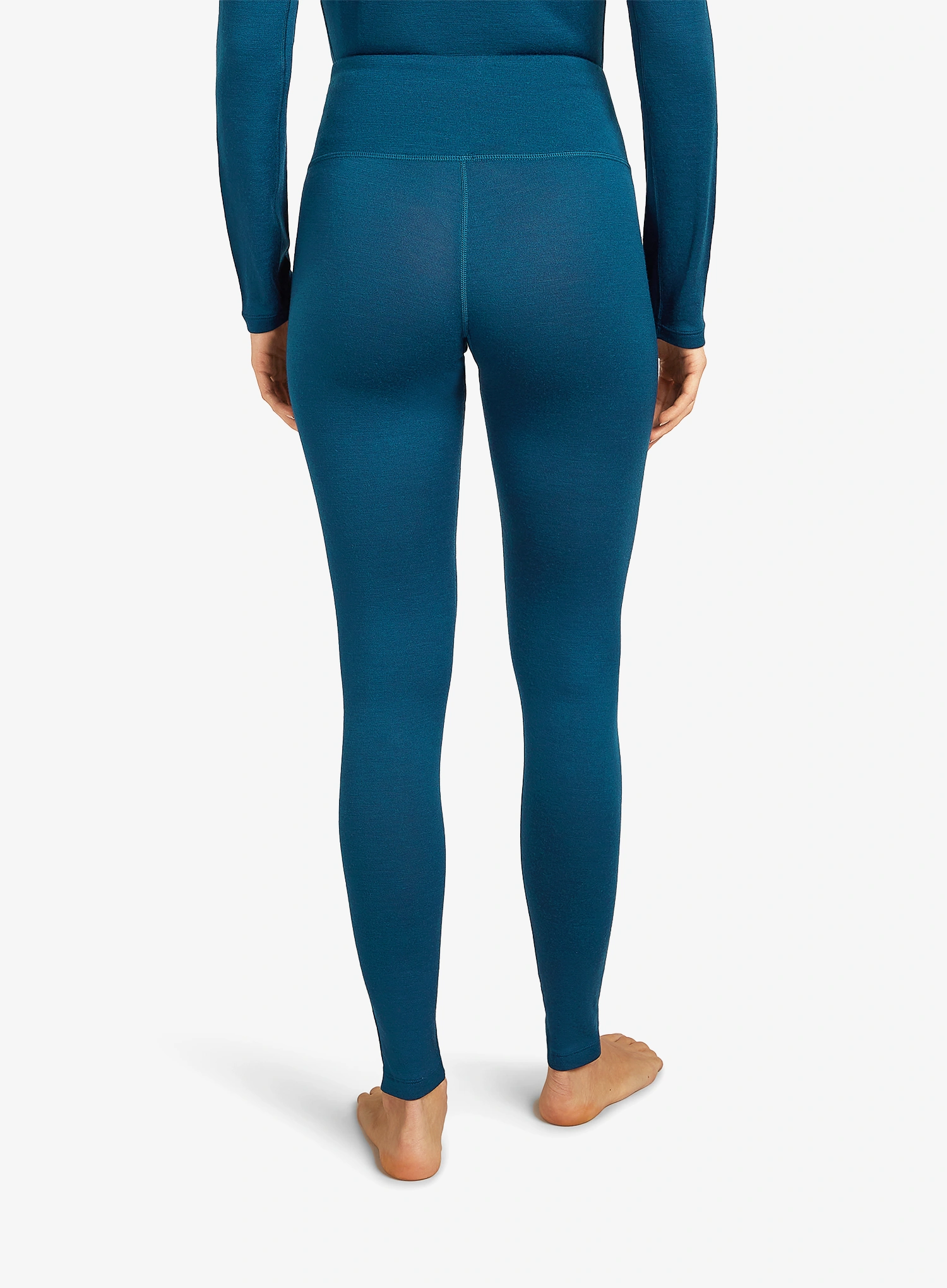 Icebreaker Merino 260 Tech High Rise Leggings Termoaktív női hosszú alsó - atlantis
