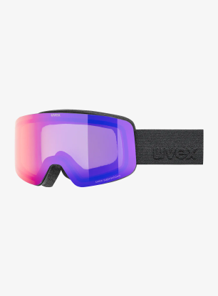 Uvex pwdr FM Gyerek síszemüveg - black matt/mirror ruby