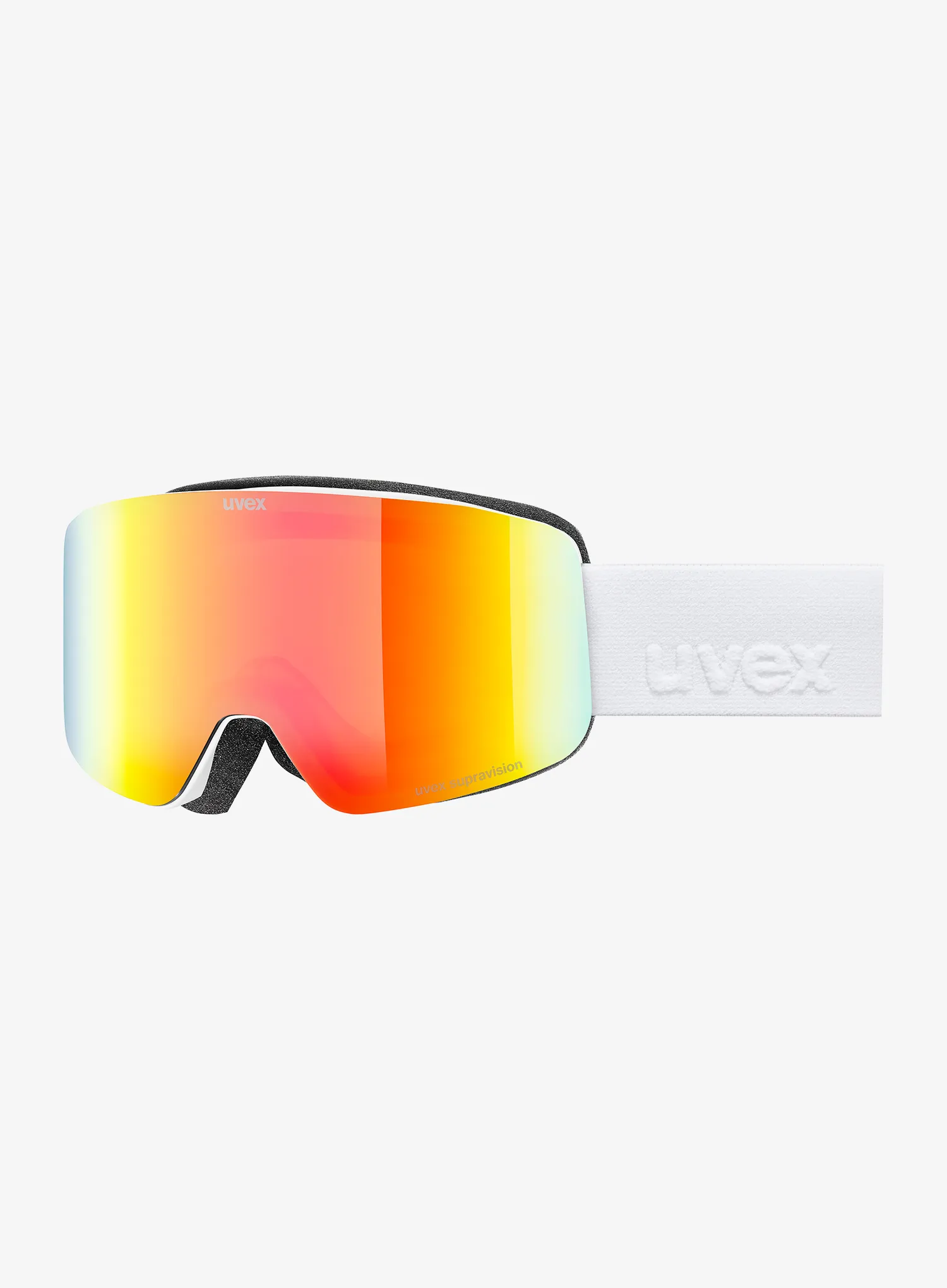Uvex pwdr FM Gyerek síszemüveg - white matt/mirror rainbow