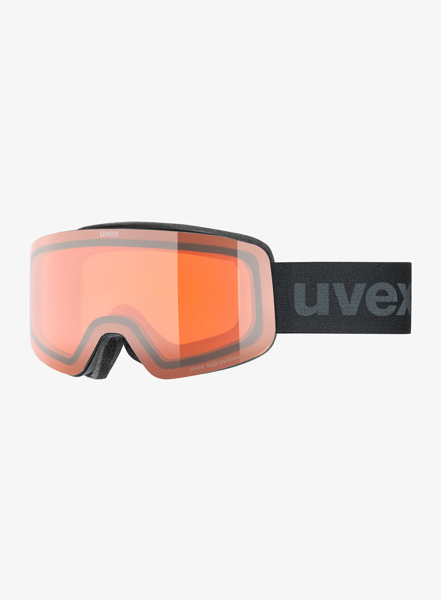 Uvex Pwdr LG Gyerek síszemüveg - black matt/lasergold