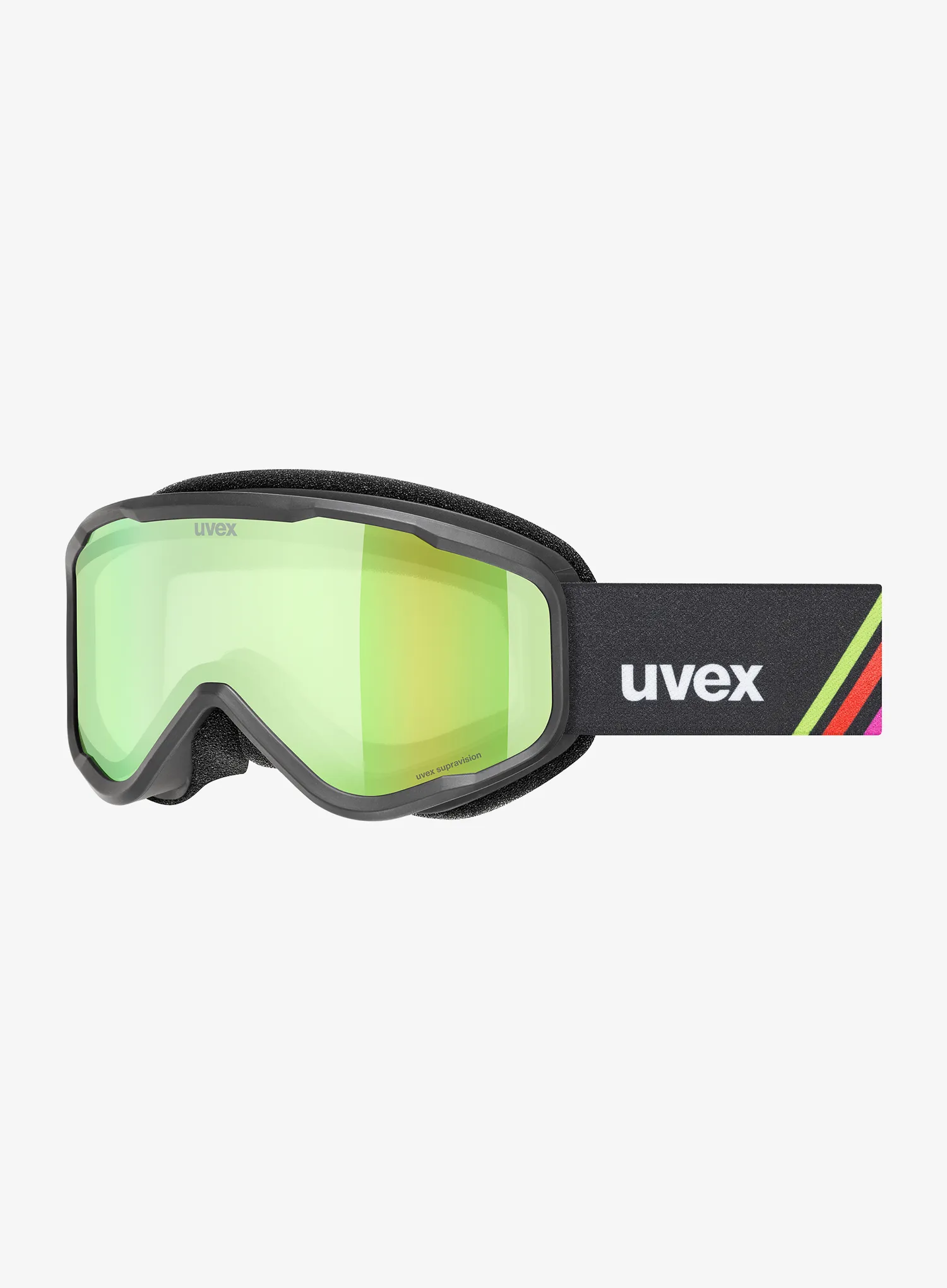 Uvex Speedy Nova FM Gyerek síszemüveg - black matt/mirror green