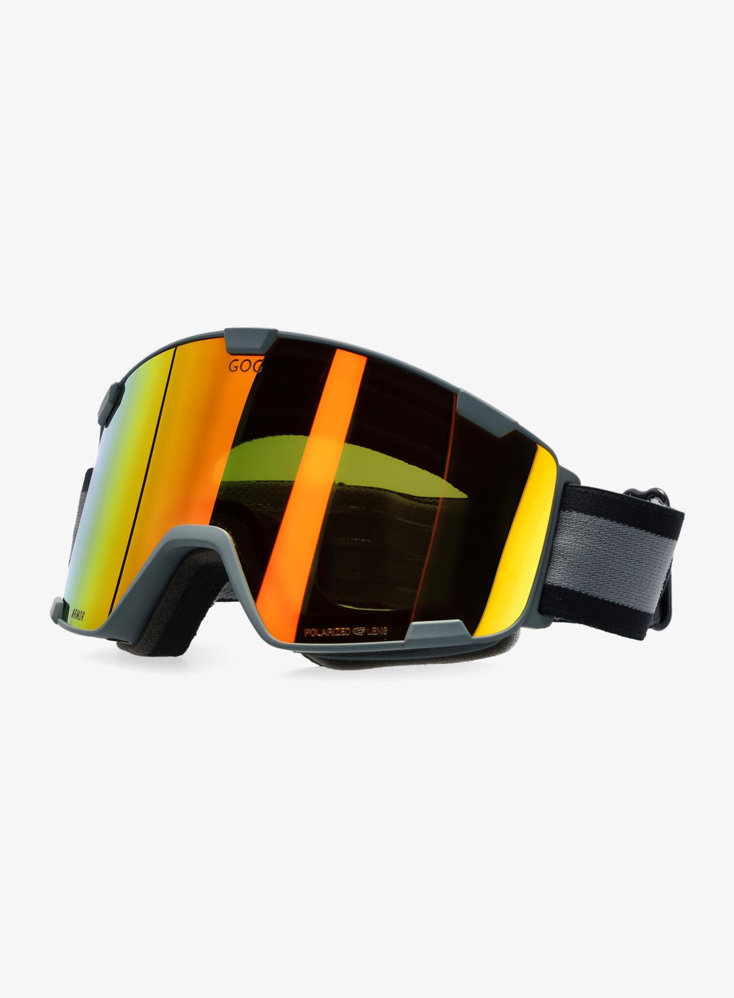 GOG Armor Síszemüveg - matt black/polychromatic red