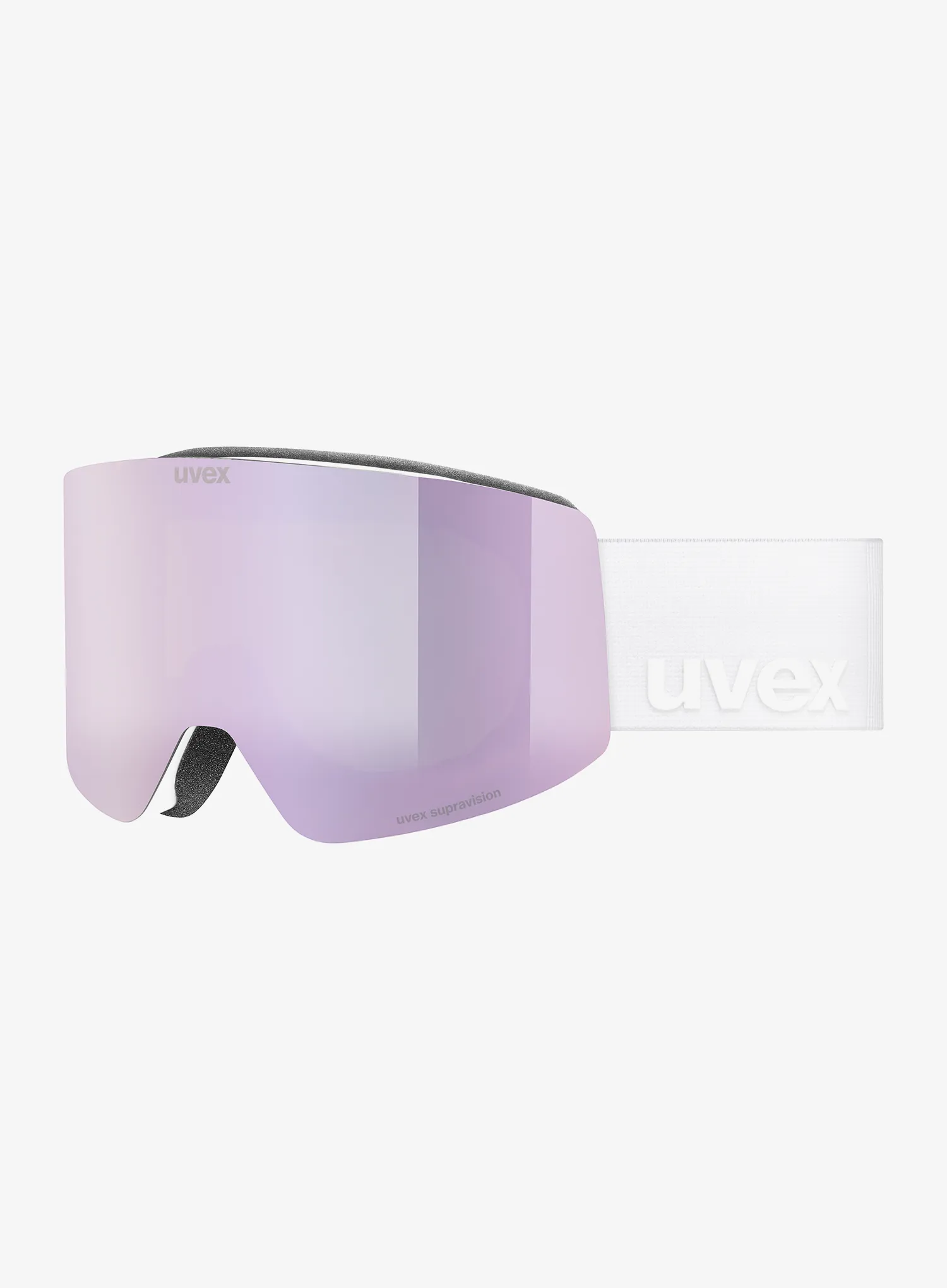 Uvex Provoqe FM Síszemüveg - white matt/mirror rose
