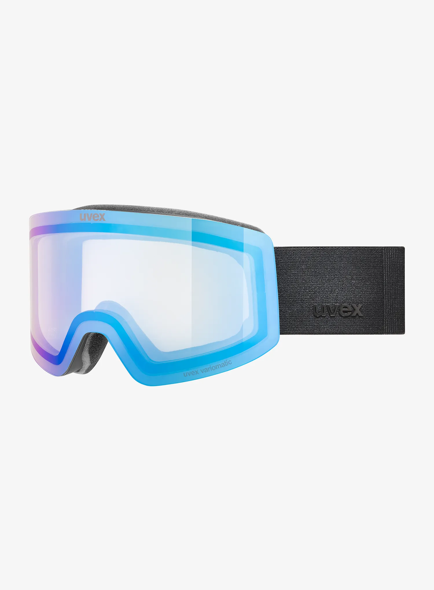 Uvex Provoqe V Síszemüveg - black matt/vario blue