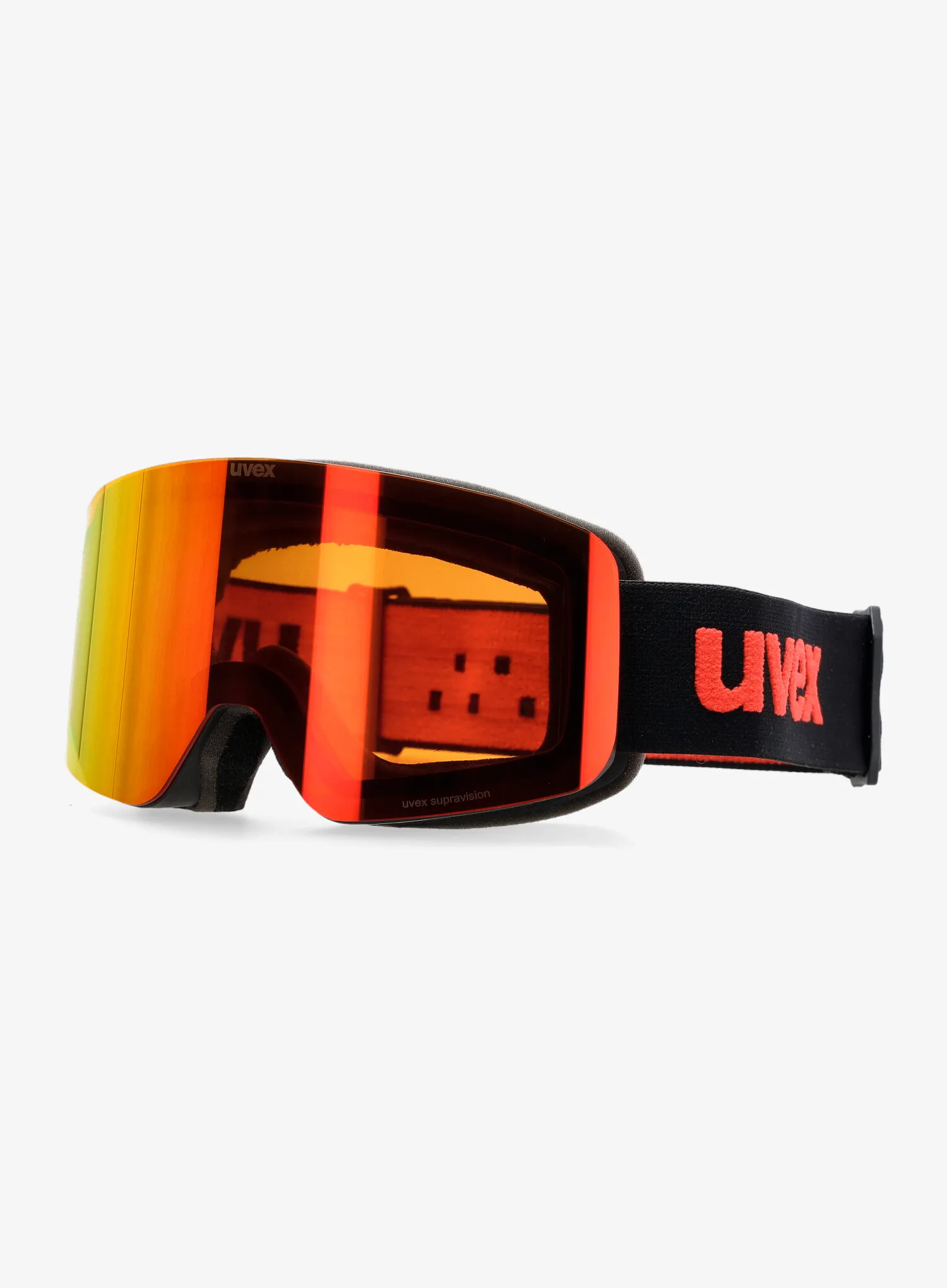 Uvex pwdr FM Gyerek síszemüveg - black/red/orange/clear