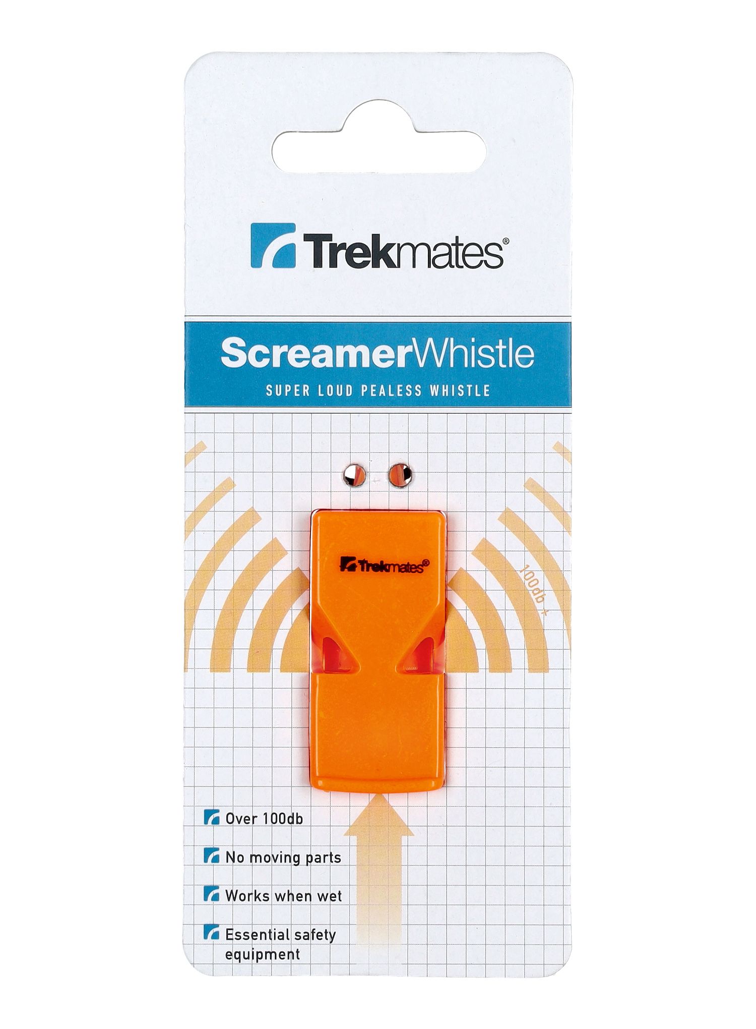 Trekmates Screamer Whistle Síp - orange