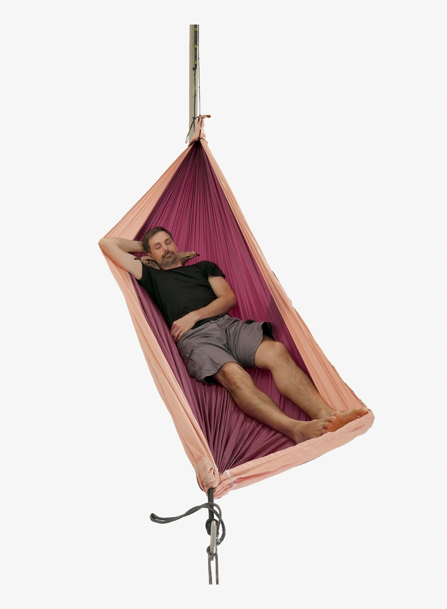 Ticket To The Moon Original Hammock Kétszemélyes függőágy - plum/peach