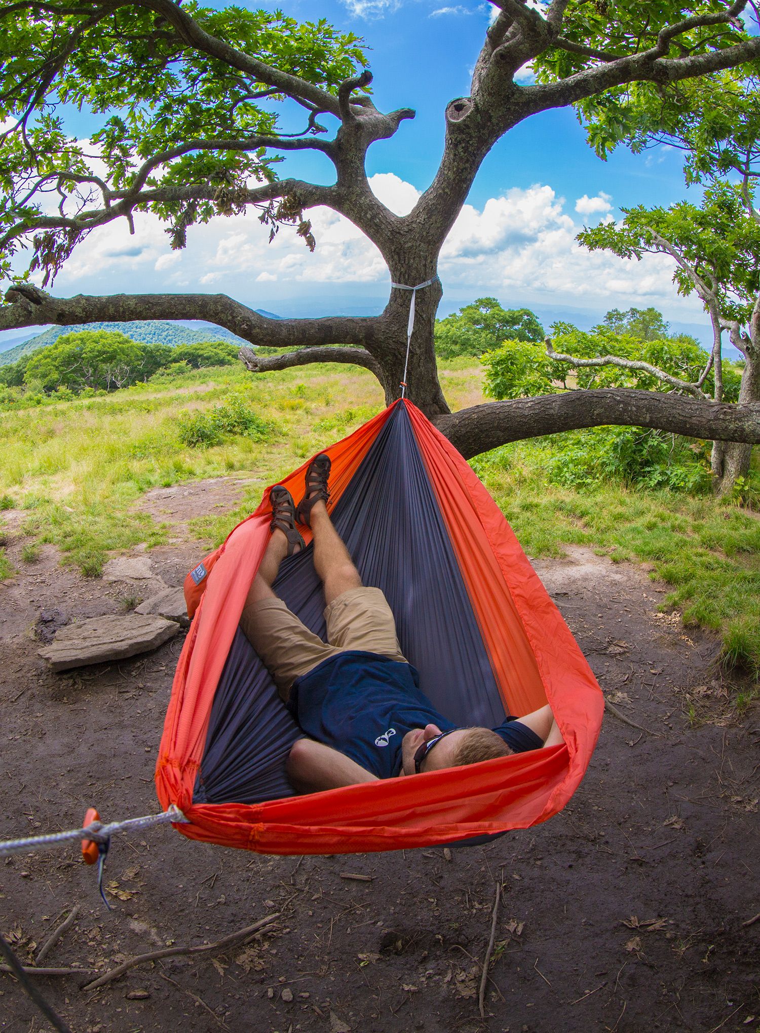 ENO SuperSub Hammock Függőágy - charcoal/orange | 8a.hu