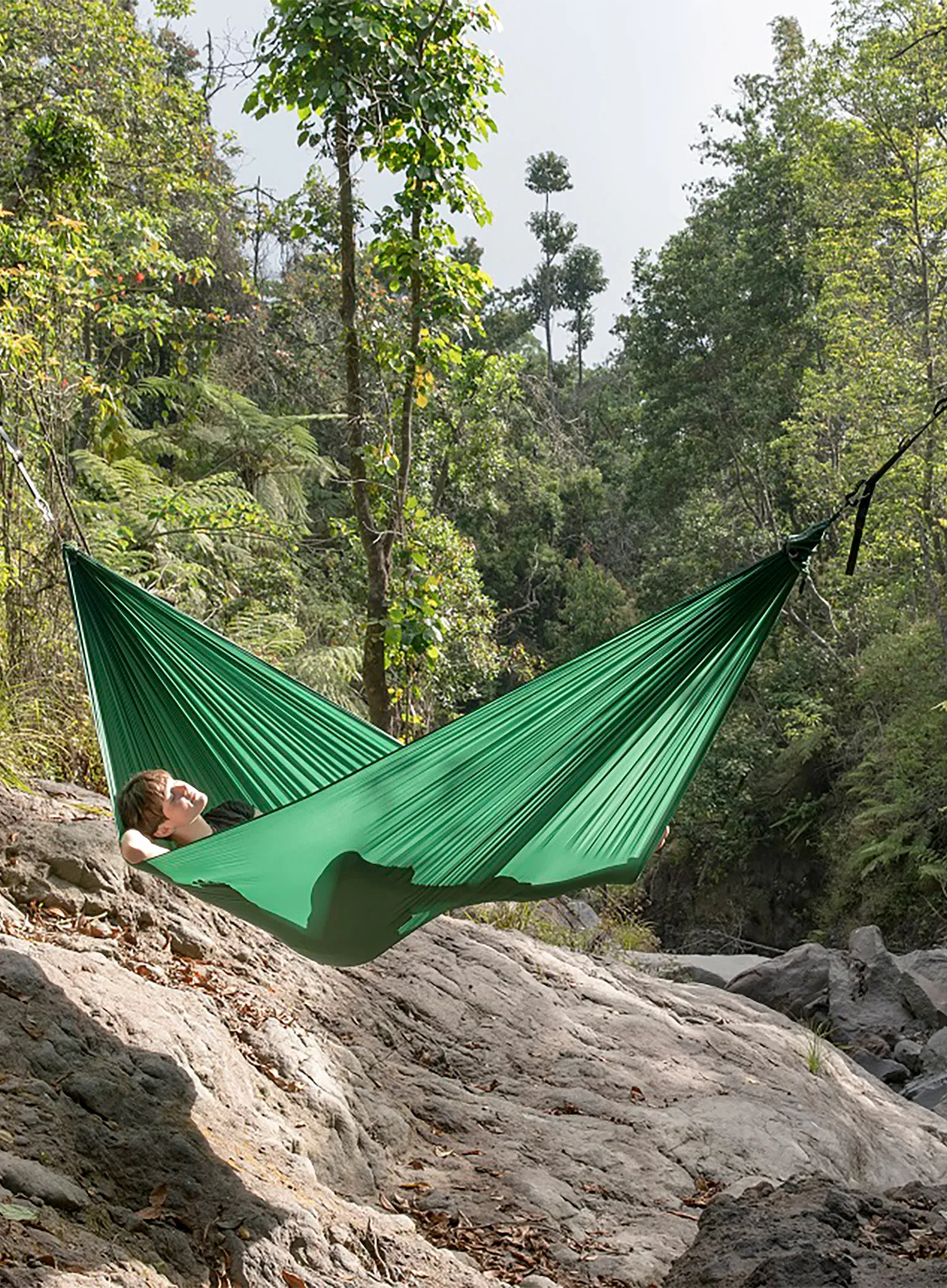 Ticket To The Moon Lightest Hammock Függőágy - forest green