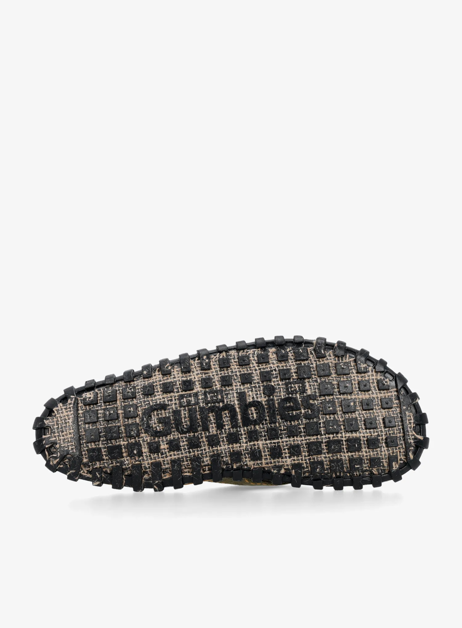 Gumbies Islander Flip-Flops Ujjas papucs - palm leaf khaki