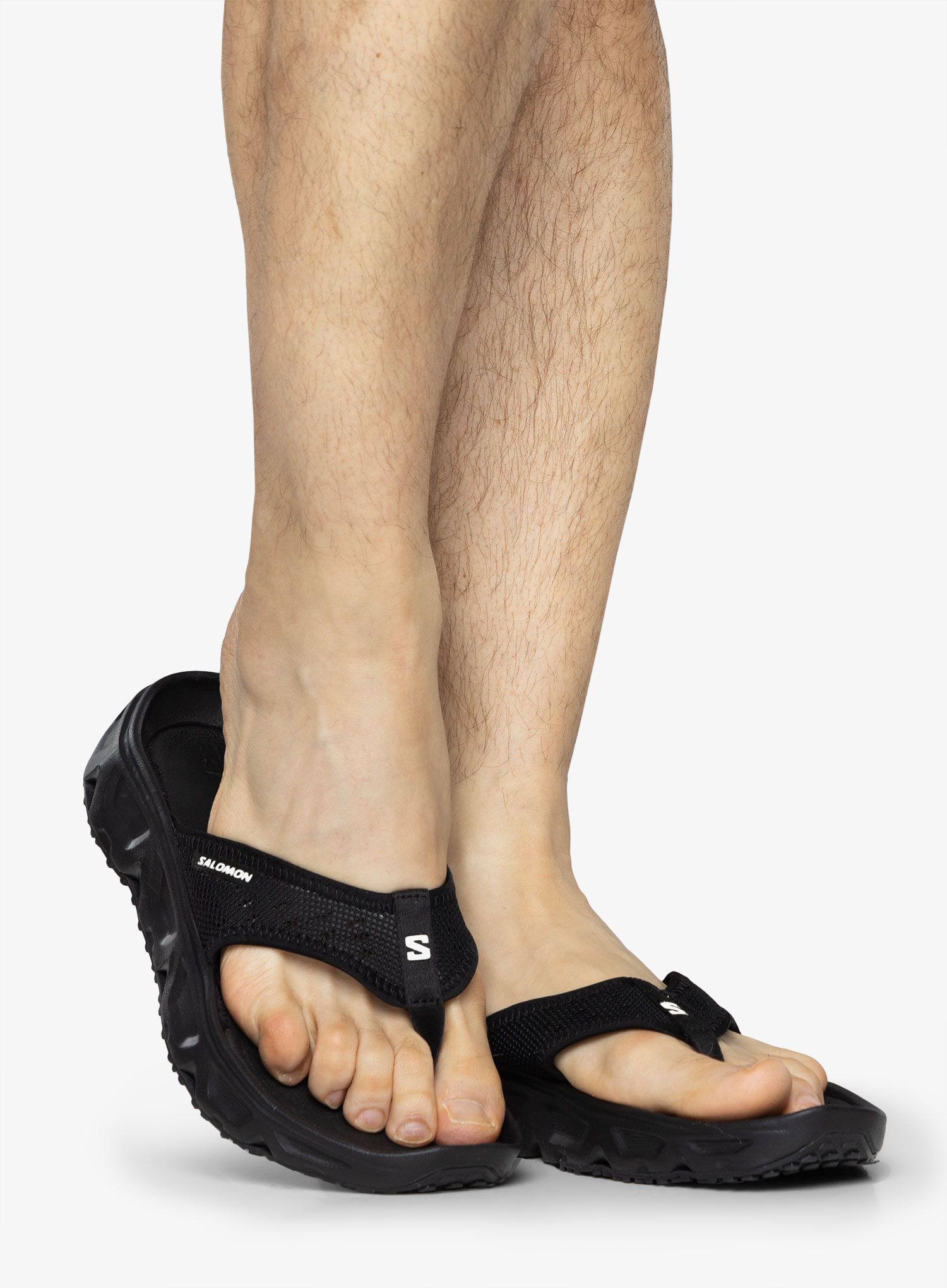 Salomon Reelax Break 6.0 Ujjas Papucs - black/black/alloy
