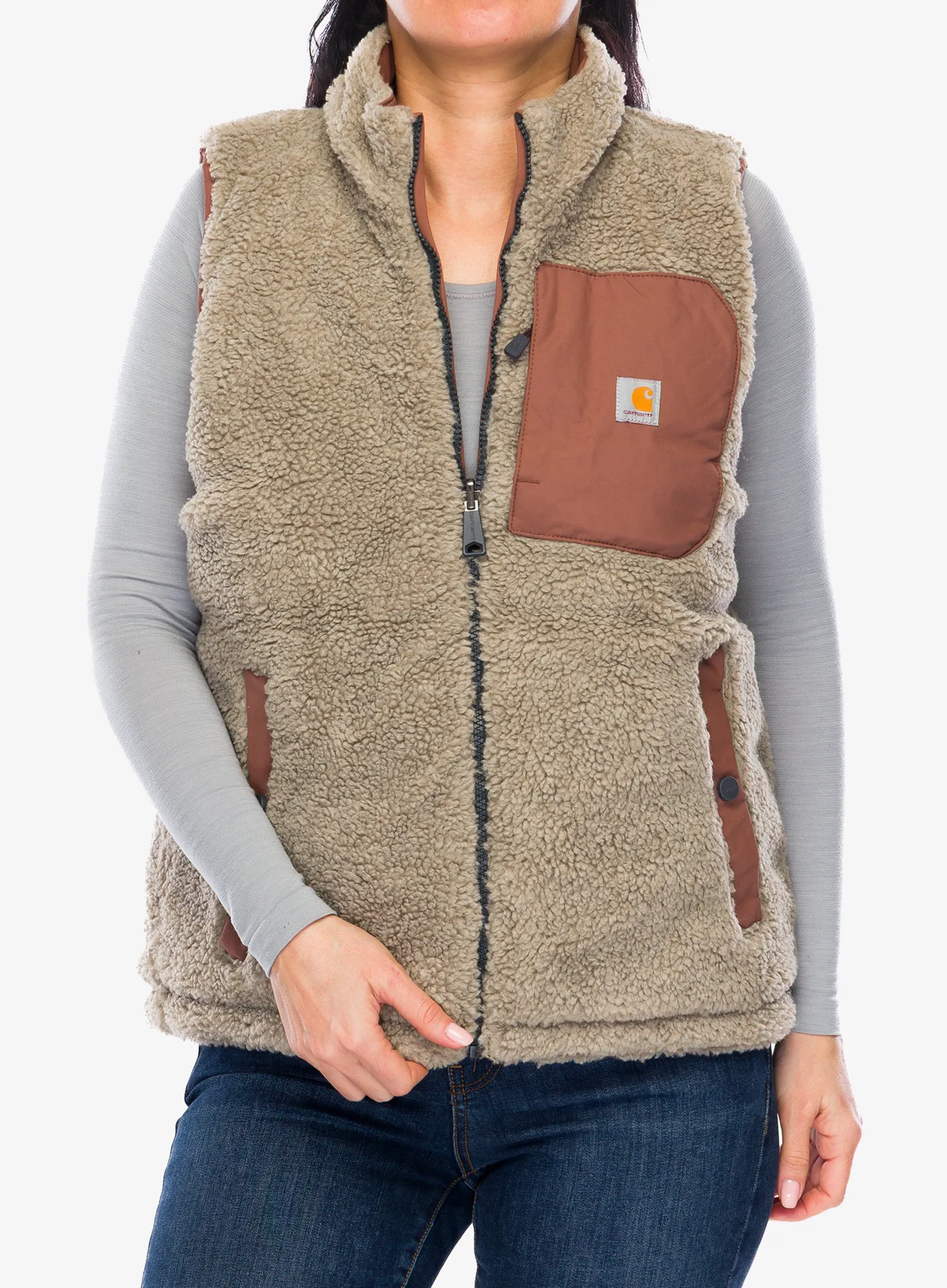 Carhartt Relaxed Fit Montana Insulated Vest Női mellény - nutmeg