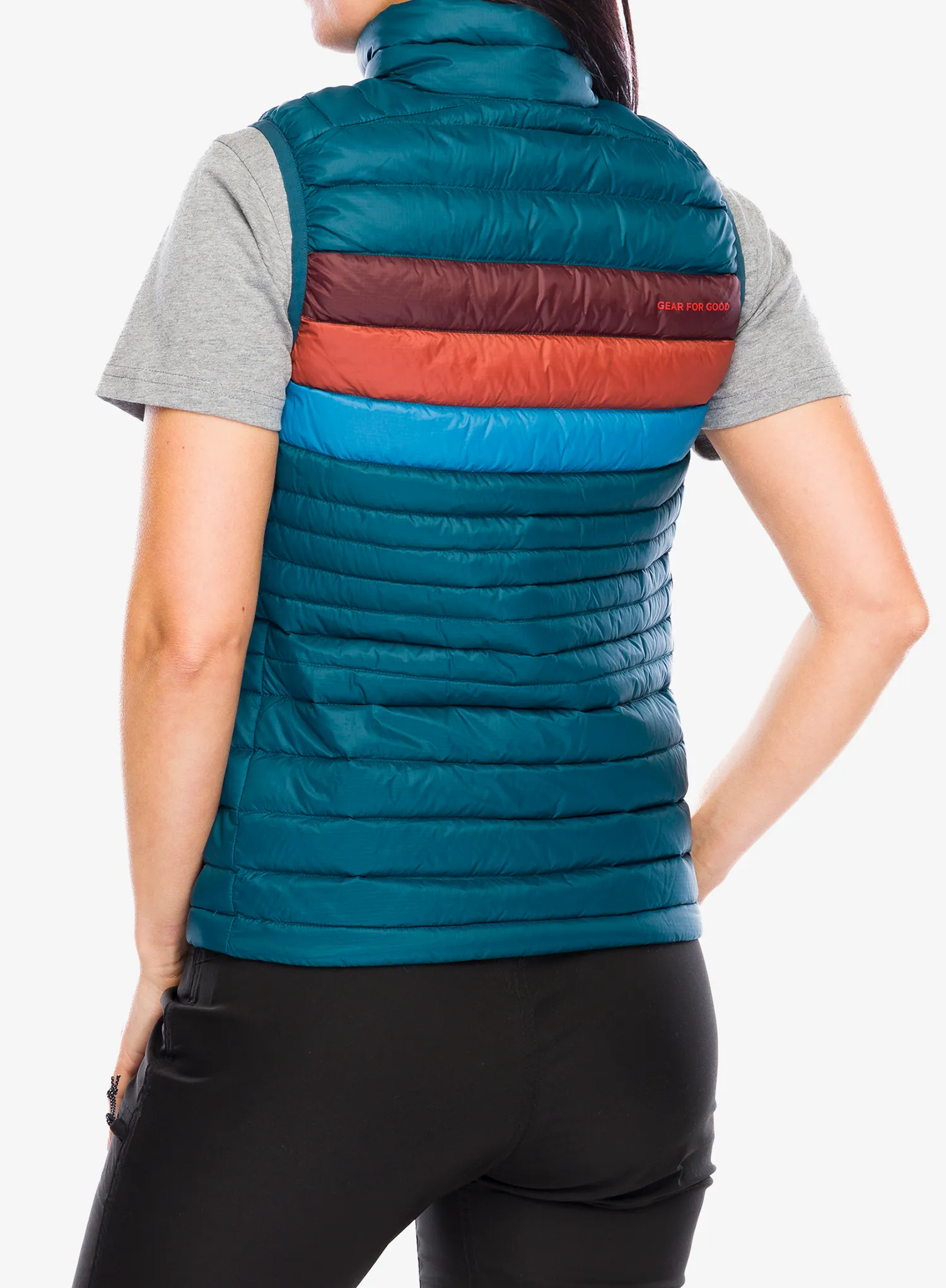 Cotopaxi Fuego Down Vest Pehely mellény női - abyss stripes