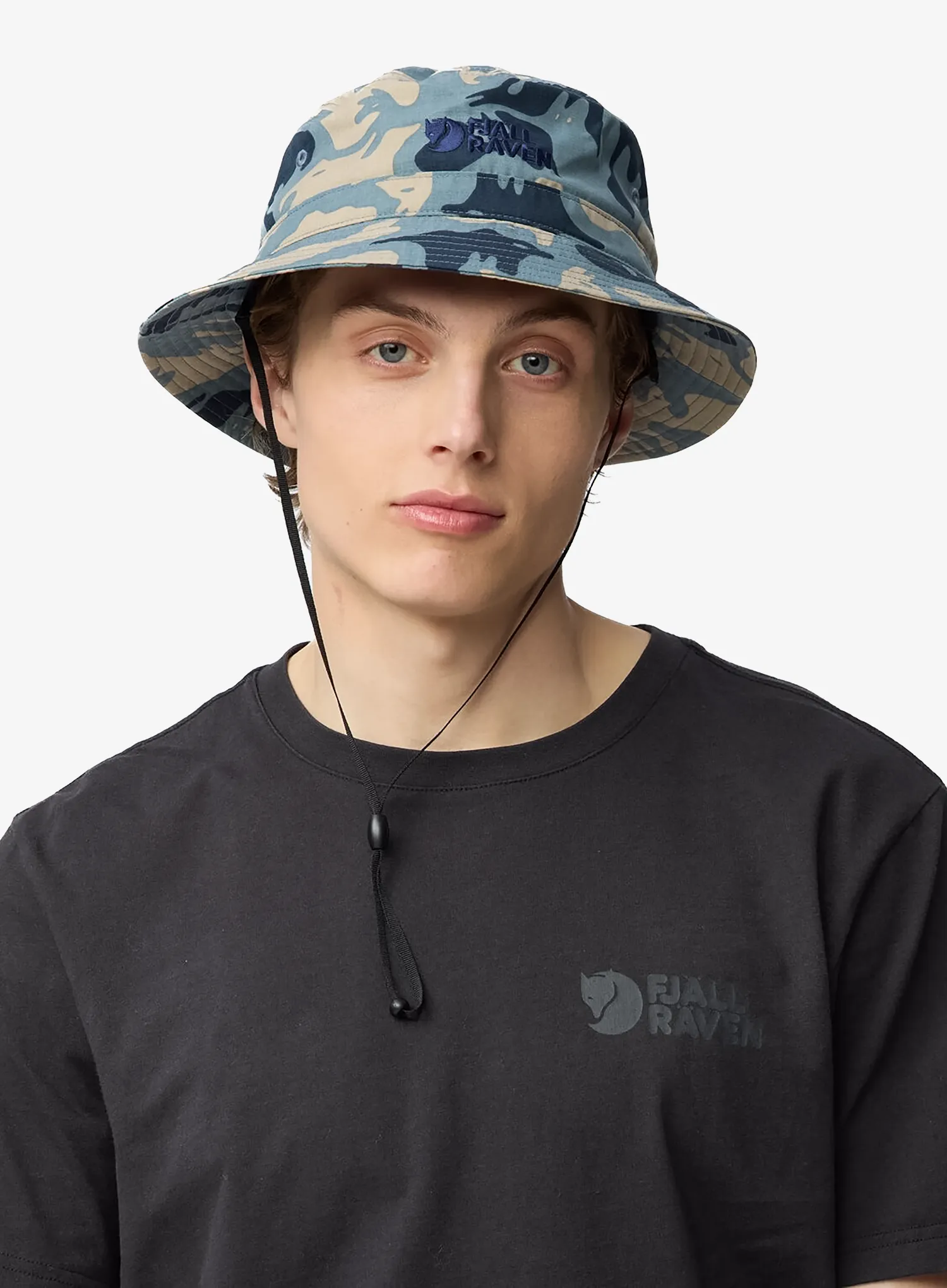 Fjallraven Vardag Bucket Hat Kalap - nimbus blue/fossil