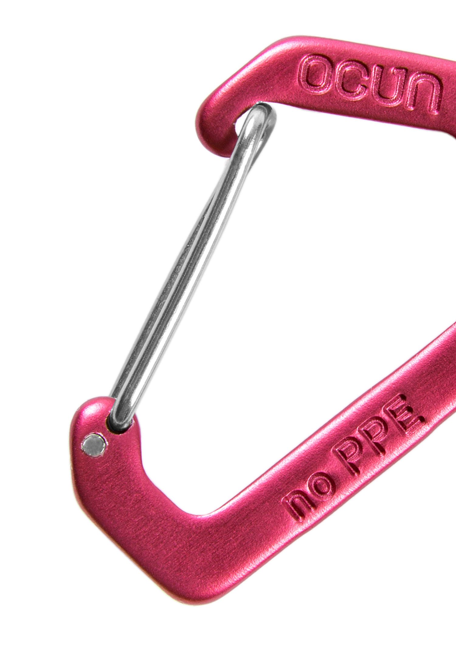 Ocun Mini Hex Kulcstartó karabiner - red