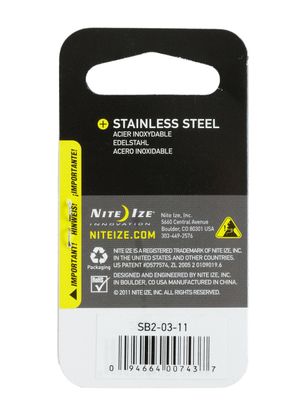 Nite Ize S-Biner 2 Karabiner - steel