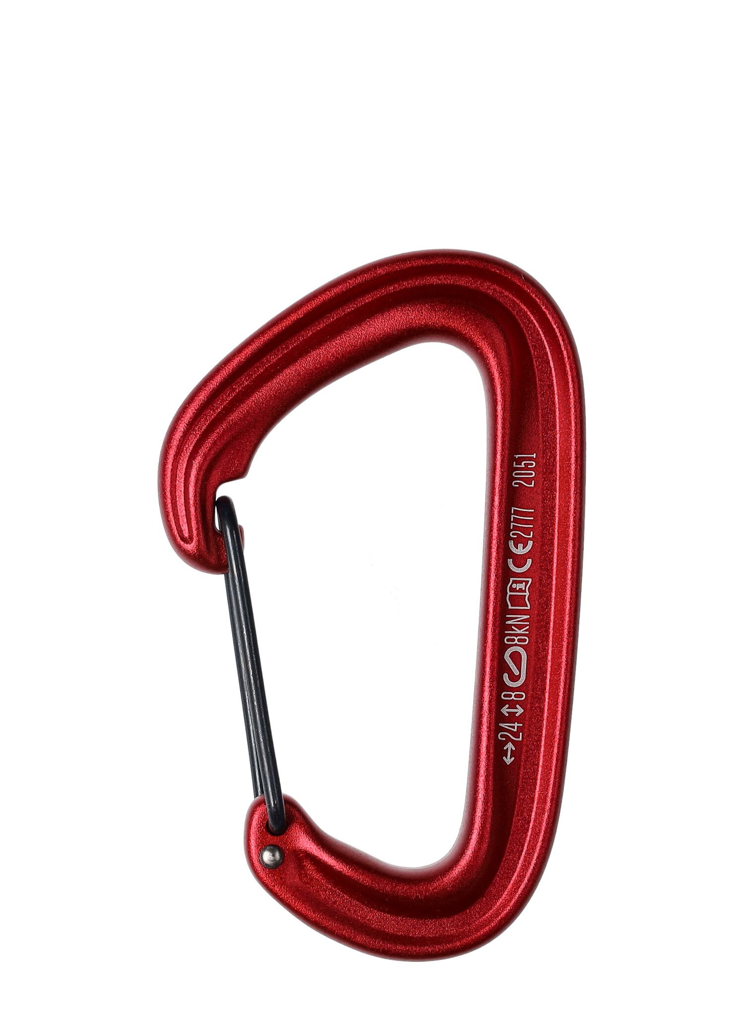 Black Diamond LiteWire Karabiner - red
